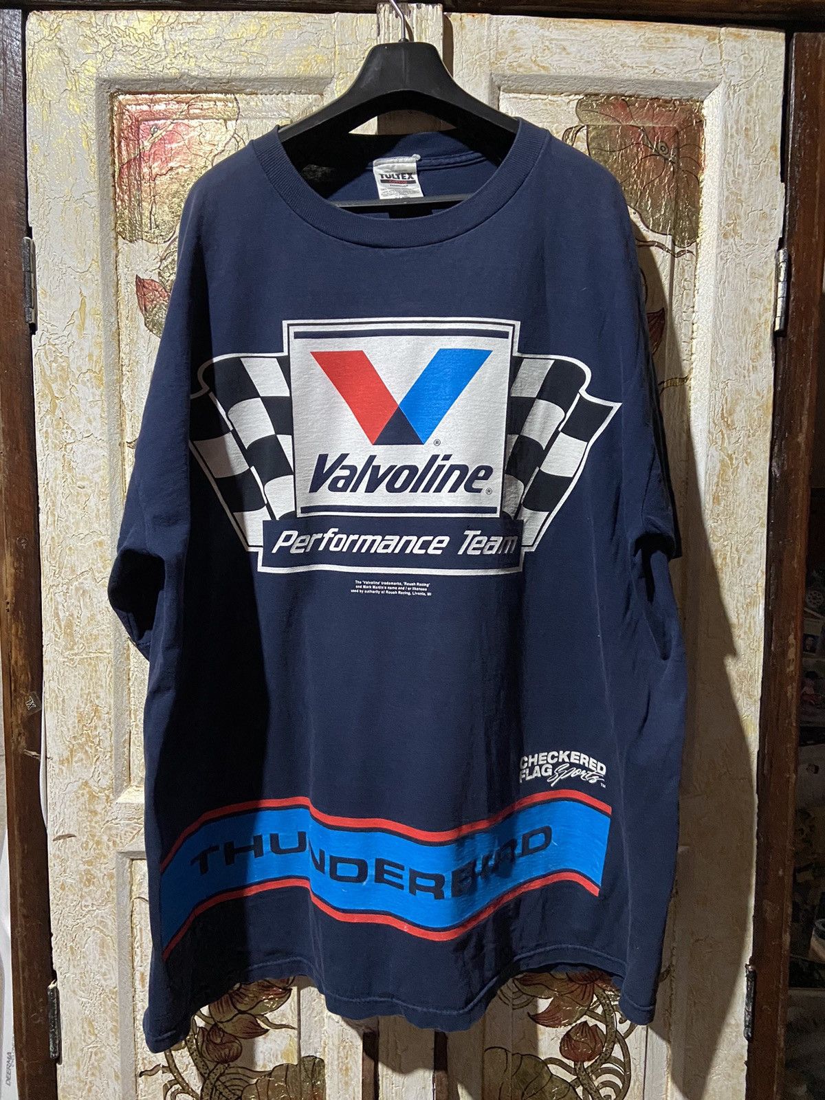 image of Nascar Mark Martin Valvoline Performance Team Tee XL in Black, Men's