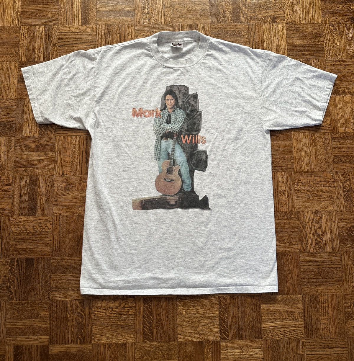 Band Tees Vintage 90s Mark Wills Autographed Graphic Tee Size US XL / EU 56 / 4 - 1 Thumbnail
