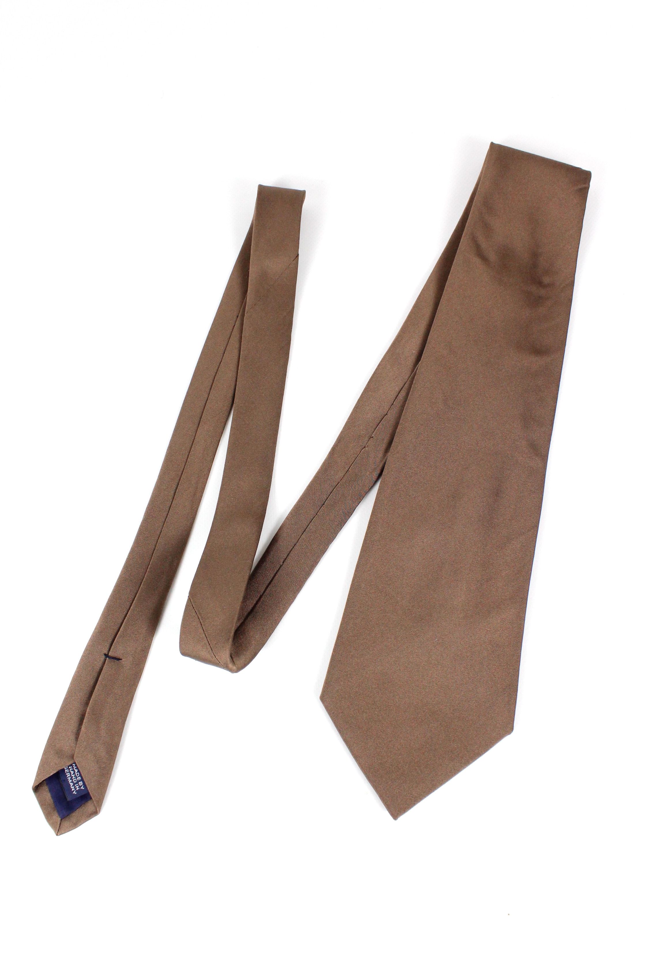 Polo Ralph Lauren Polo Ralph Lauren Bronze Brown Silk Tie Cravatte Size ONE SIZE - 1 Thumbnail