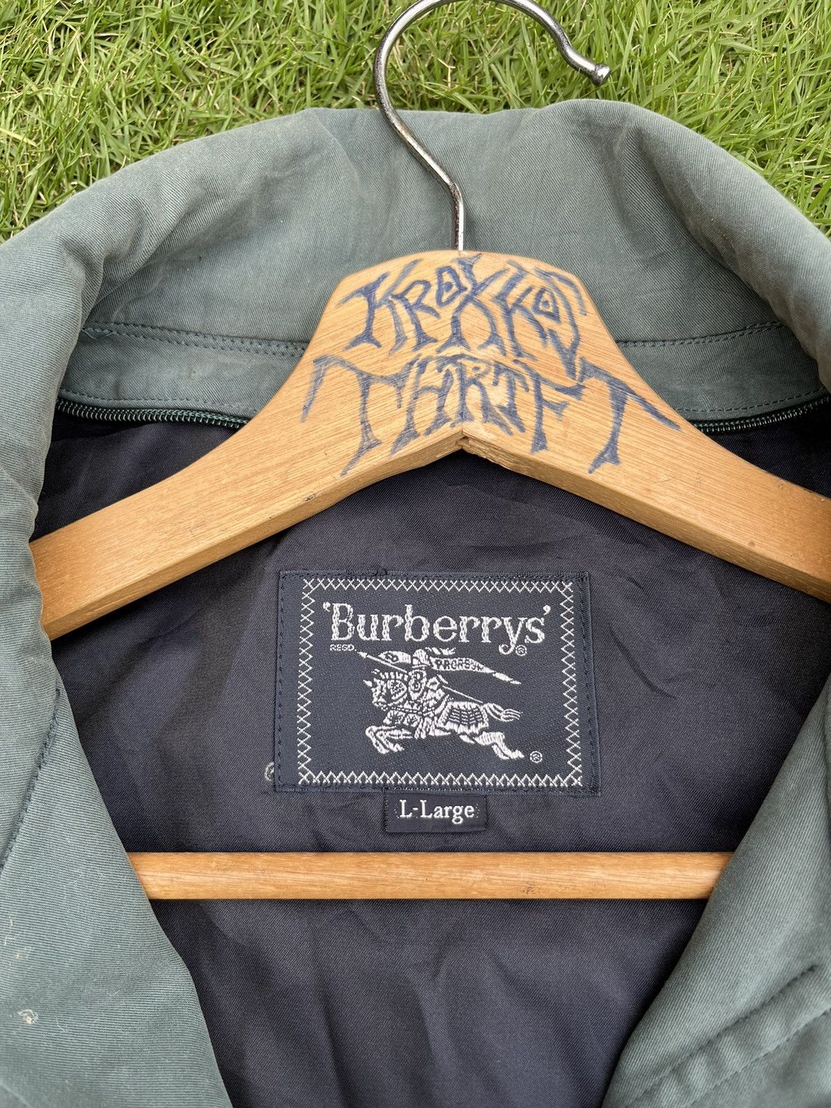 Burberry × Burberry Prorsum × Designer 🔥Vintage Burberrys Zipper Jacket 90s Size US L / EU 52-54 / 3 - 11 Thumbnail