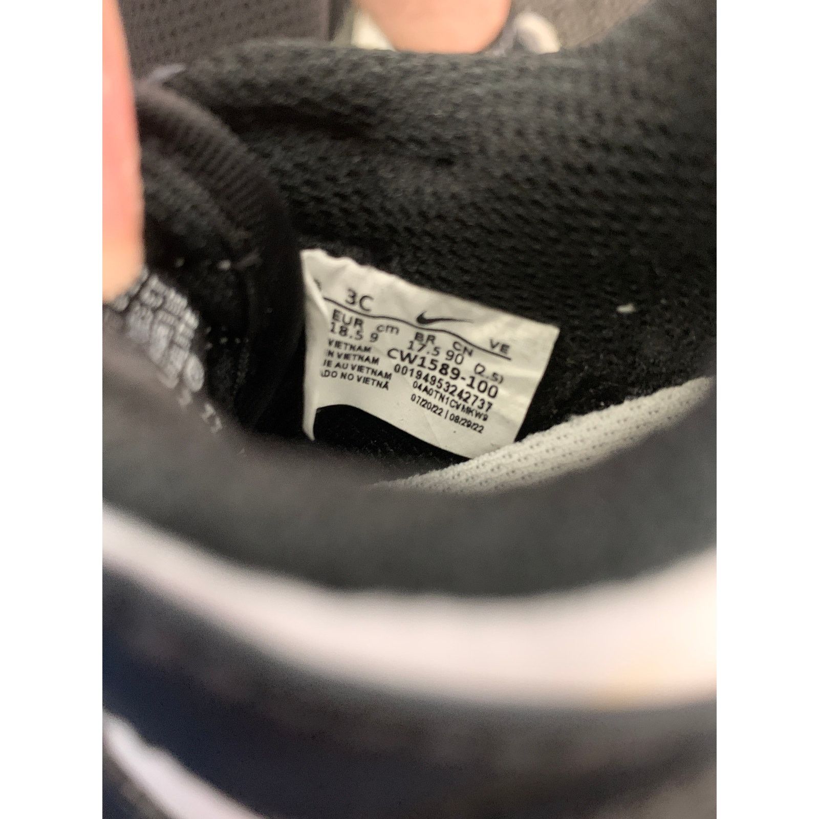 Nike Nike Dunk Low Retro White Black Panda Toddler 3C SHIPS NOW Size US 5 / EU 37 - 6 Thumbnail