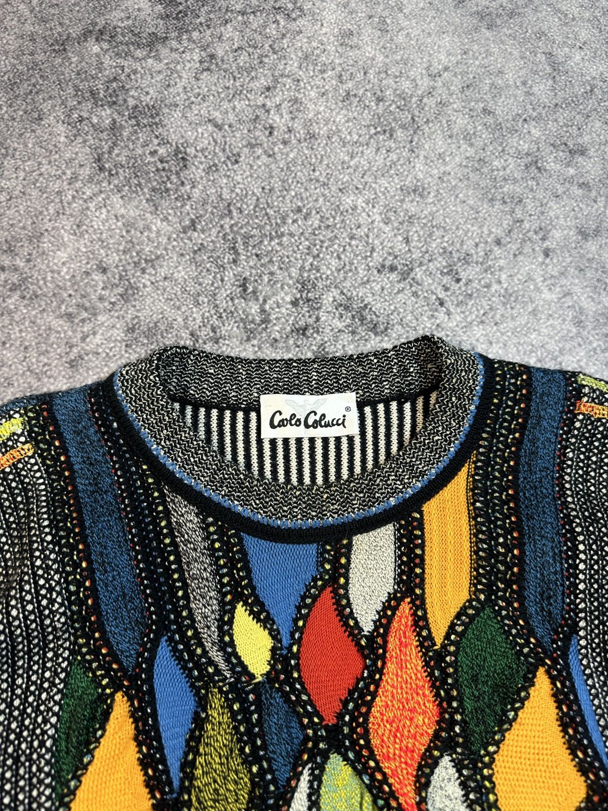 Carlo Colucci Vintage Carlo Colucci Logo Sweater Streetwear Style Coogi L Size US L / EU 52-54 / 3 - 4 Thumbnail