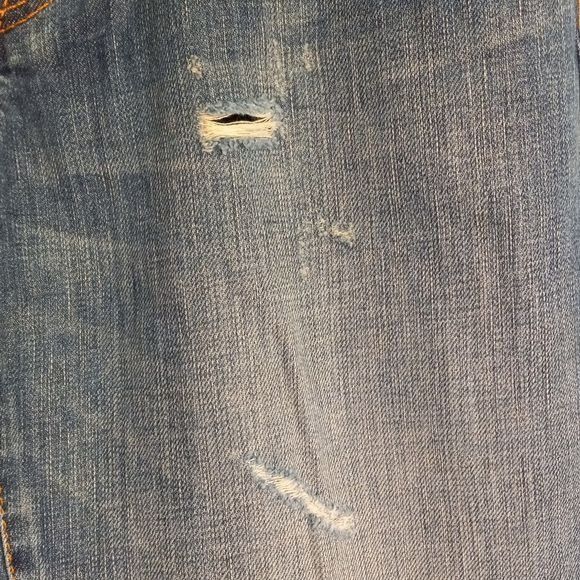 Loft Ann Taylor Loft Size 8 Jeans Boyfriend Distressed Blue Denim Size 30" / US 8 / IT 44 - 7 Thumbnail