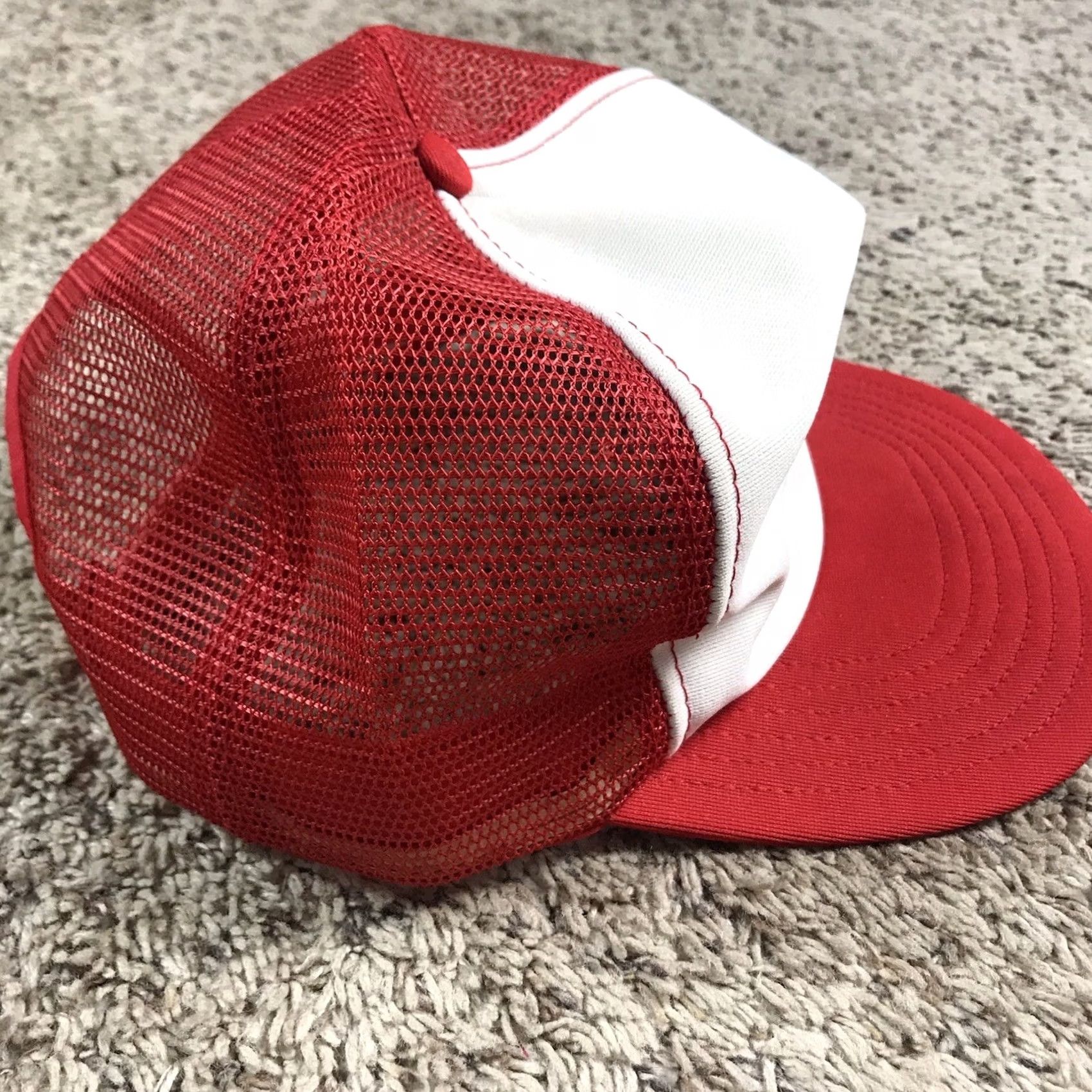 Vintage VINTAGE Toro Patch Snapback Trucker Farmer Hat White Red Cap USA Men One Size Adjustable Breathable Lightweight United States Made USA Size ONE SIZE - 5 Thumbnail