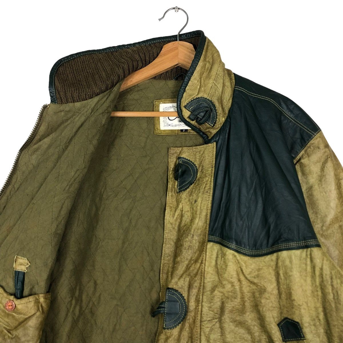 Japanese Brand 🔥VTG SHEEPSKIN LEATHER JACKET CION GINZA TOKYO ISSEY MIYAKE Size US M / EU 48-50 / 2 - 12 Thumbnail
