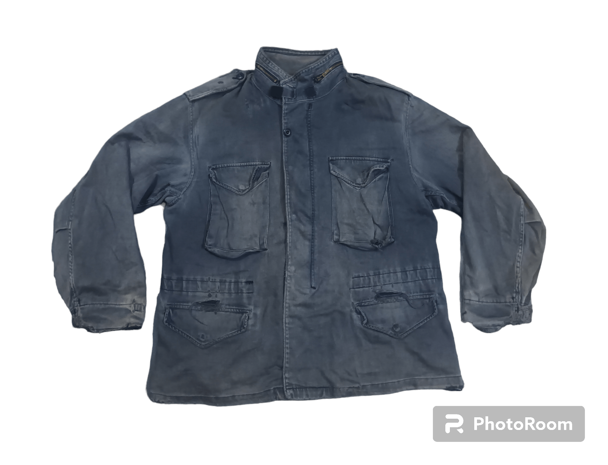 Alpha Industries 🔥 ALPHA MADE IN USA DISTRESSED JACKET 🔥 Size US XXL / EU 58 / 5 - 1 Thumbnail