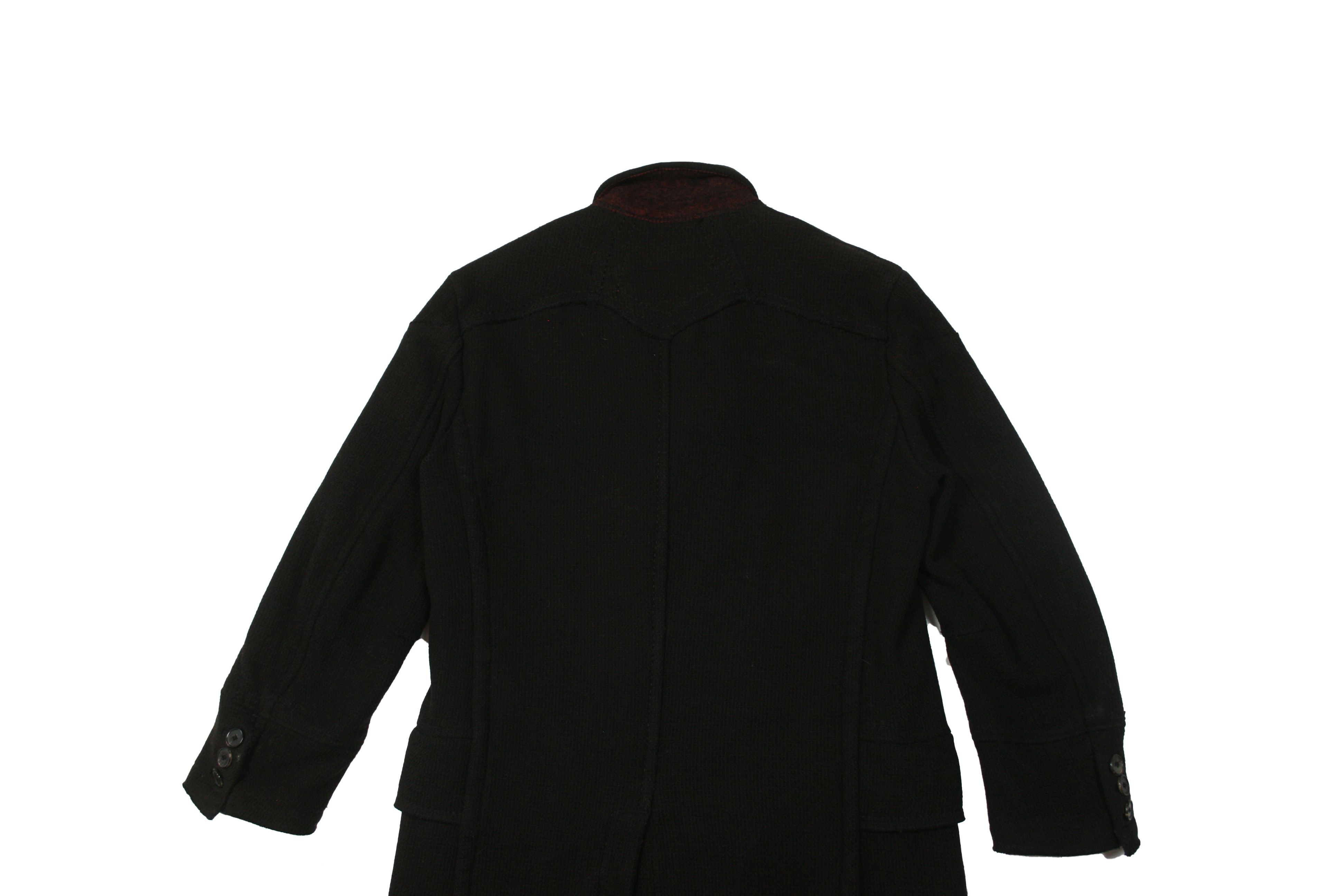 Marithe + Francois Girbaud 00S Wool Double Breasted Overcoat Vintage Size US L / EU 52-54 / 3 - 5 Thumbnail