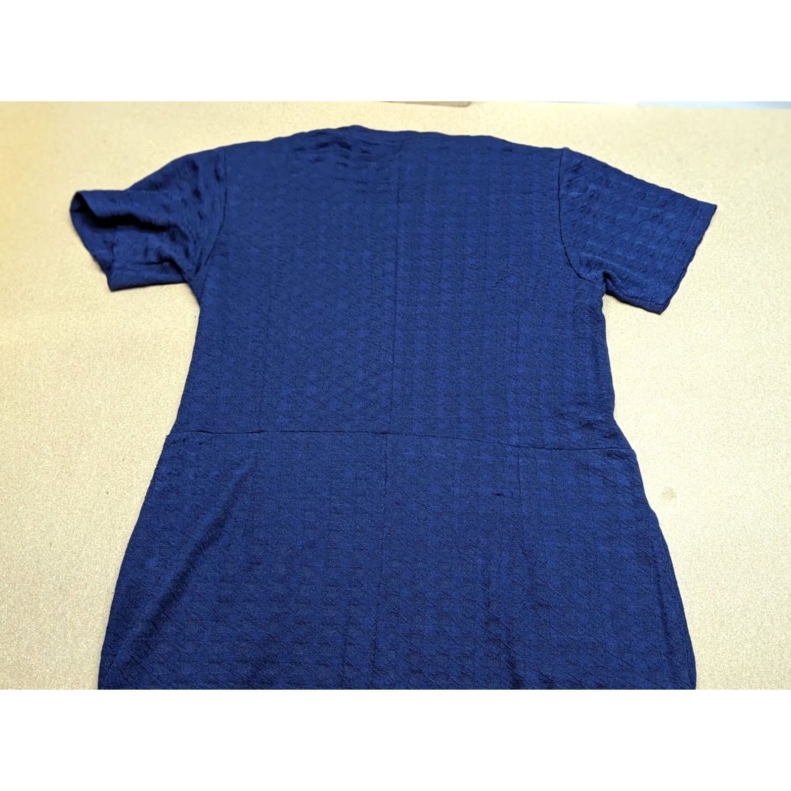 Vintage Mads Norgaard Copenhagen Dress Linen Blend Womens Size L Blue Mini Shirt Dress Womens L Blue Linen Blend Casual Workwear - Mens? Size L / US 10 / IT 46 - 2 Thumbnail