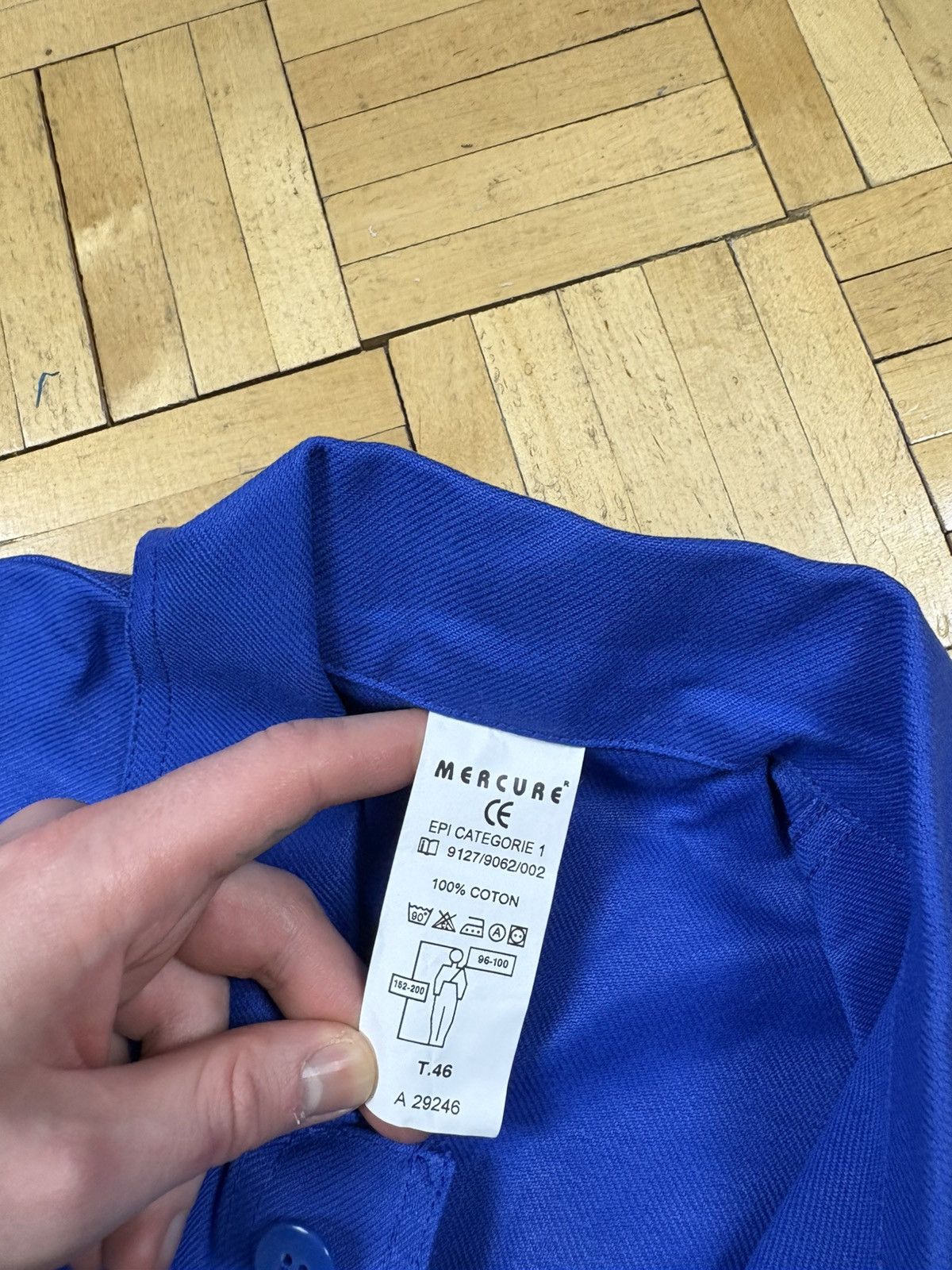 Le Laboureur Mercure vintage French chore coat three pockets workwear Size US M / EU 48-50 / 2 - 10 Thumbnail