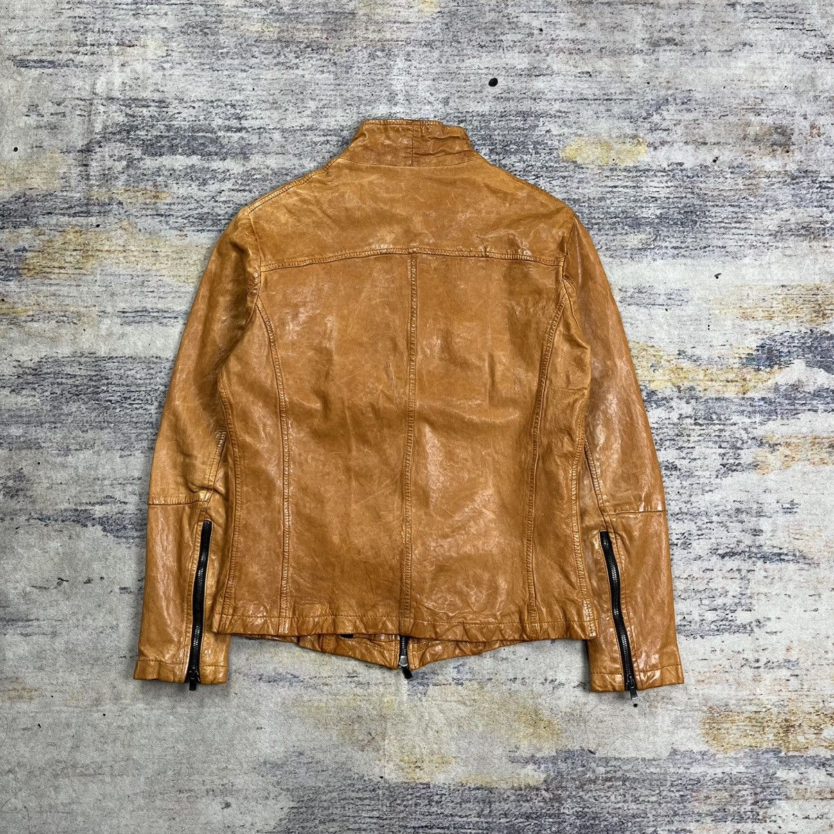 Isamu Katayama Backlash Cathy Jane wrinkled leather jacket double zipper Size US M / EU 48-50 / 2 - 2 Thumbnail