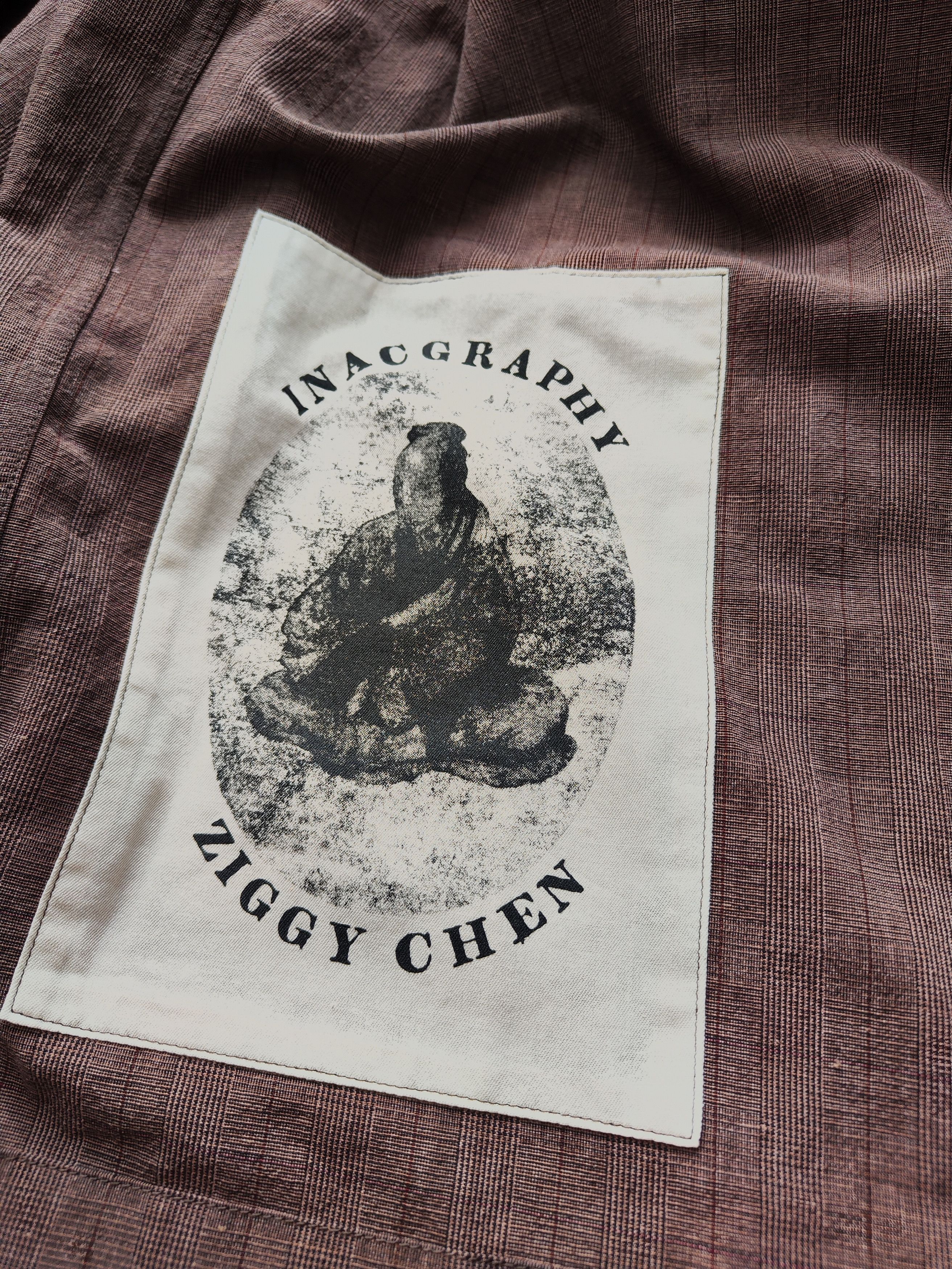 Ziggy Chen Brown checkered overshirt.Like Archivio J.M. Ribot or Julius Size US M / EU 48-50 / 2 - 6 Thumbnail