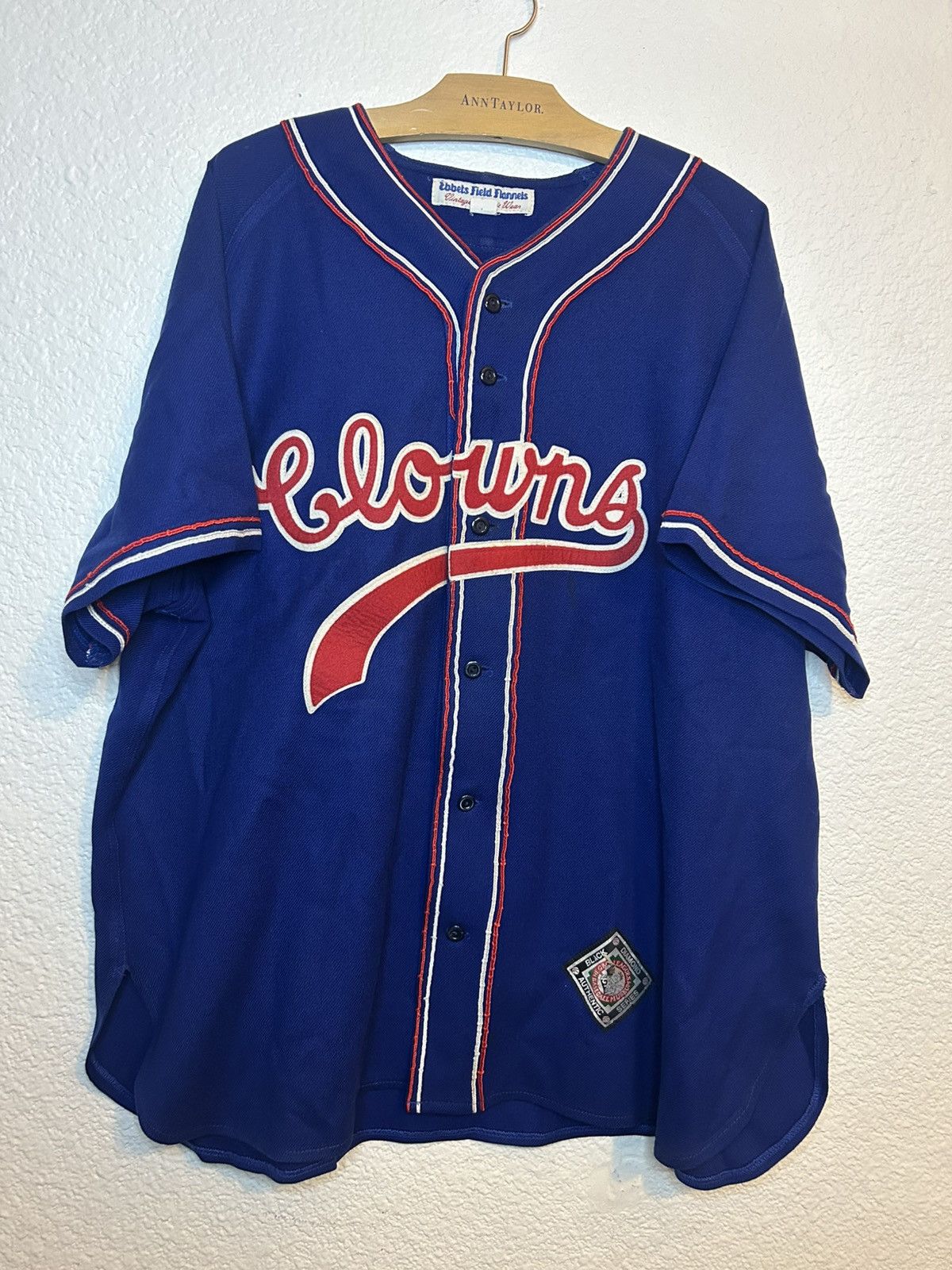 Ebbets Field Flannels Indianapolis Clowns Ebbets Field Flannels Baseball Jersey Size US XXL / EU 58 / 5 - 1 Thumbnail