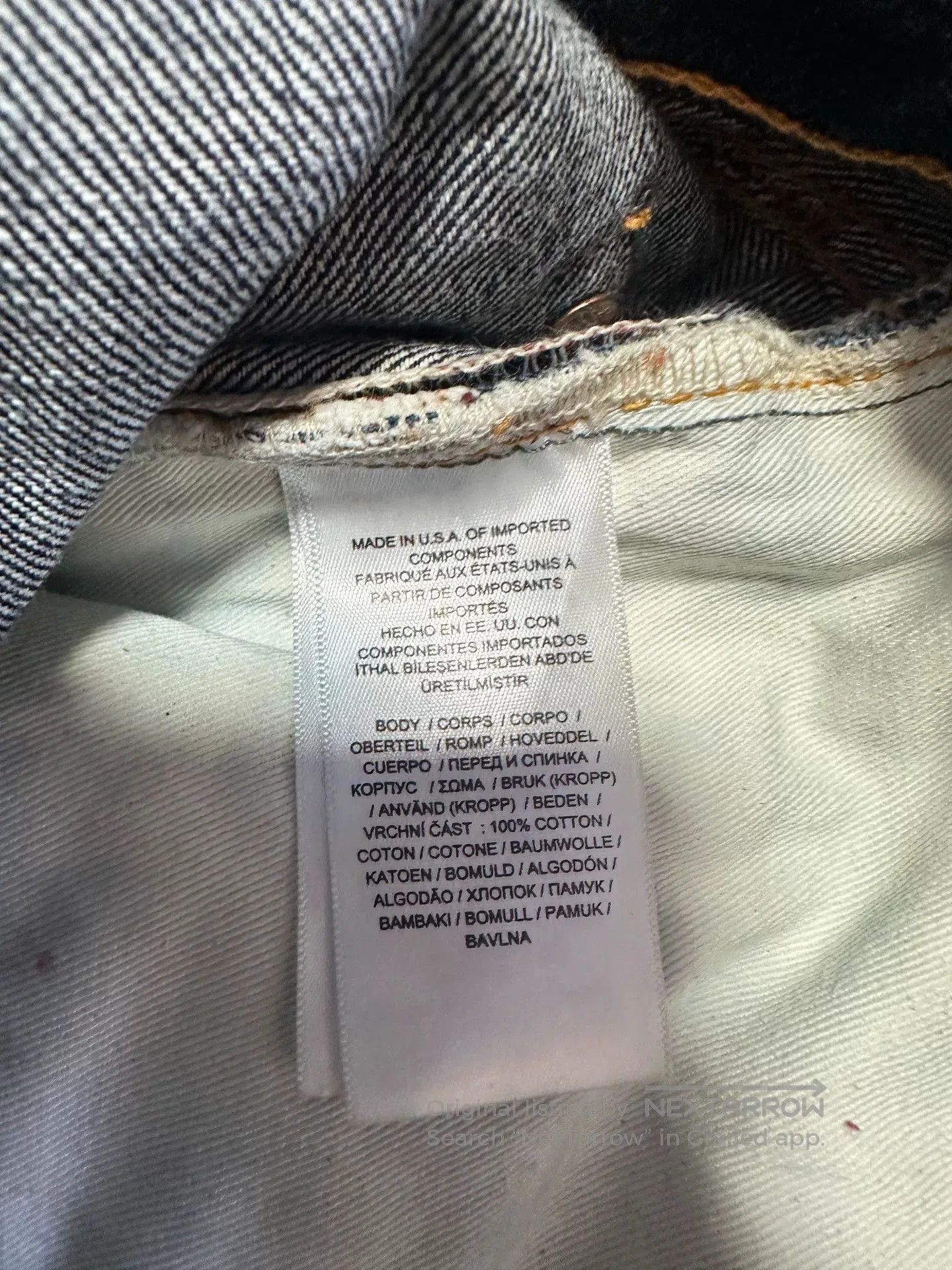 RRL Ralph Lauren RRL Slim Fit Selvedge Jean. Size US 32 / EU 48 - 5 Thumbnail