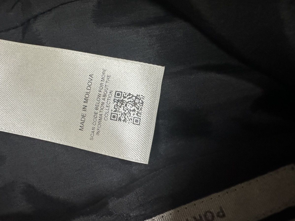 Rick Owens RICK OWENS Black Porterville Bolan Leather Trousers Pants Size US 31 - 9 Thumbnail