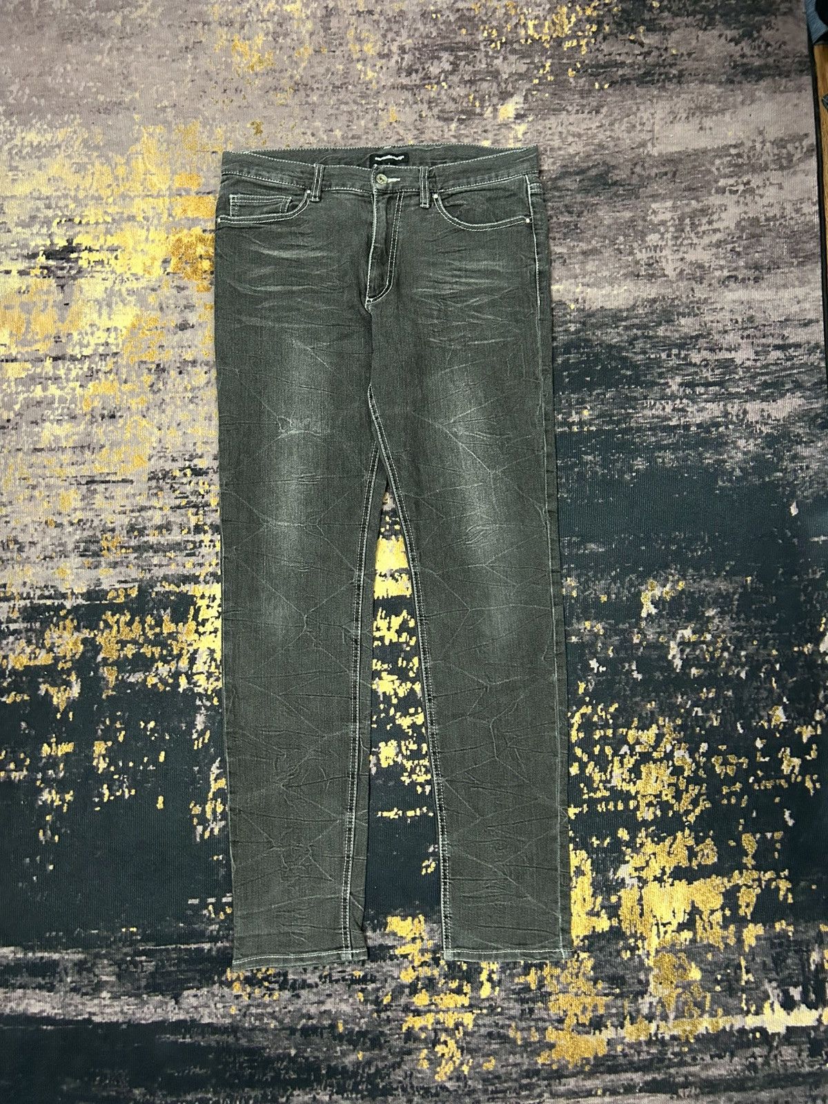Tornado Mart Semntic Design Japan Whiskered jeans Size US 33 - 1 Thumbnail
