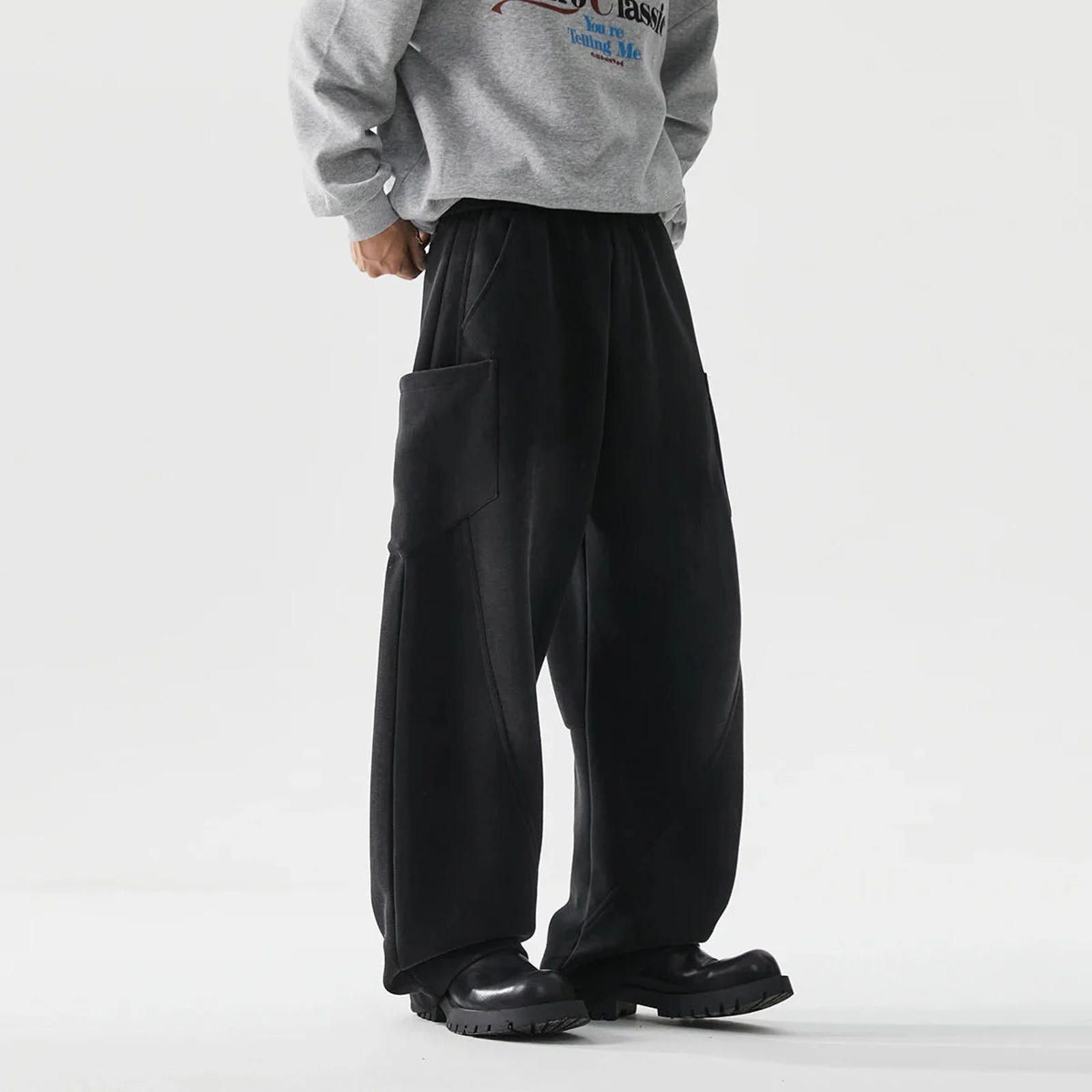 Other Cleanfit Loose Curved Leg Baggy Wide Leg Pants / Trousers Size US 32 / EU 48 - 8 Thumbnail