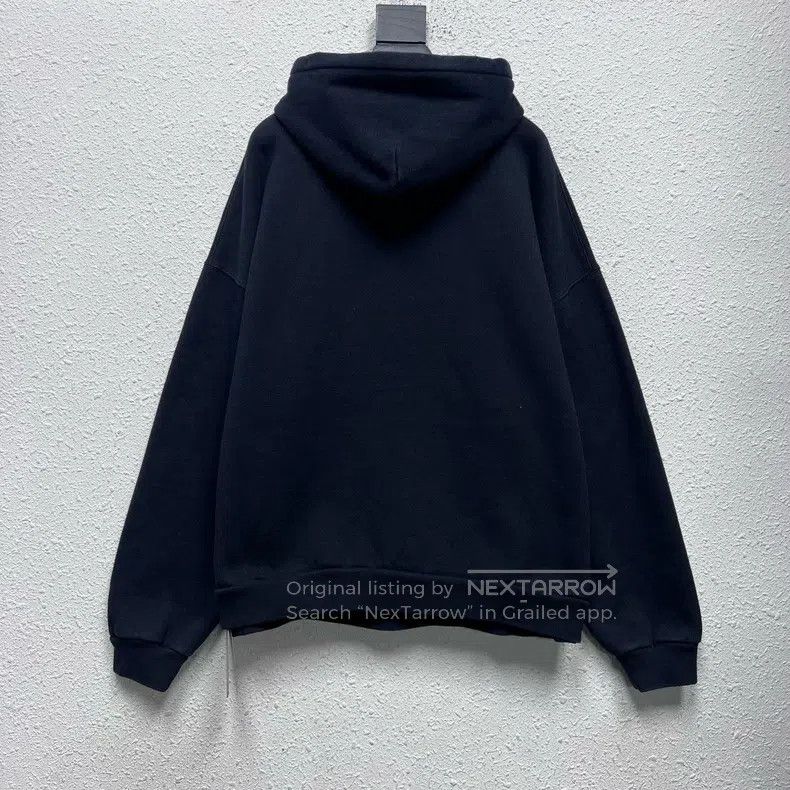 Balenciaga Balenciaga Jelly Glue Print Logo Hooded Sweatshirt Size US M / EU 48-50 / 2 - 2 Thumbnail