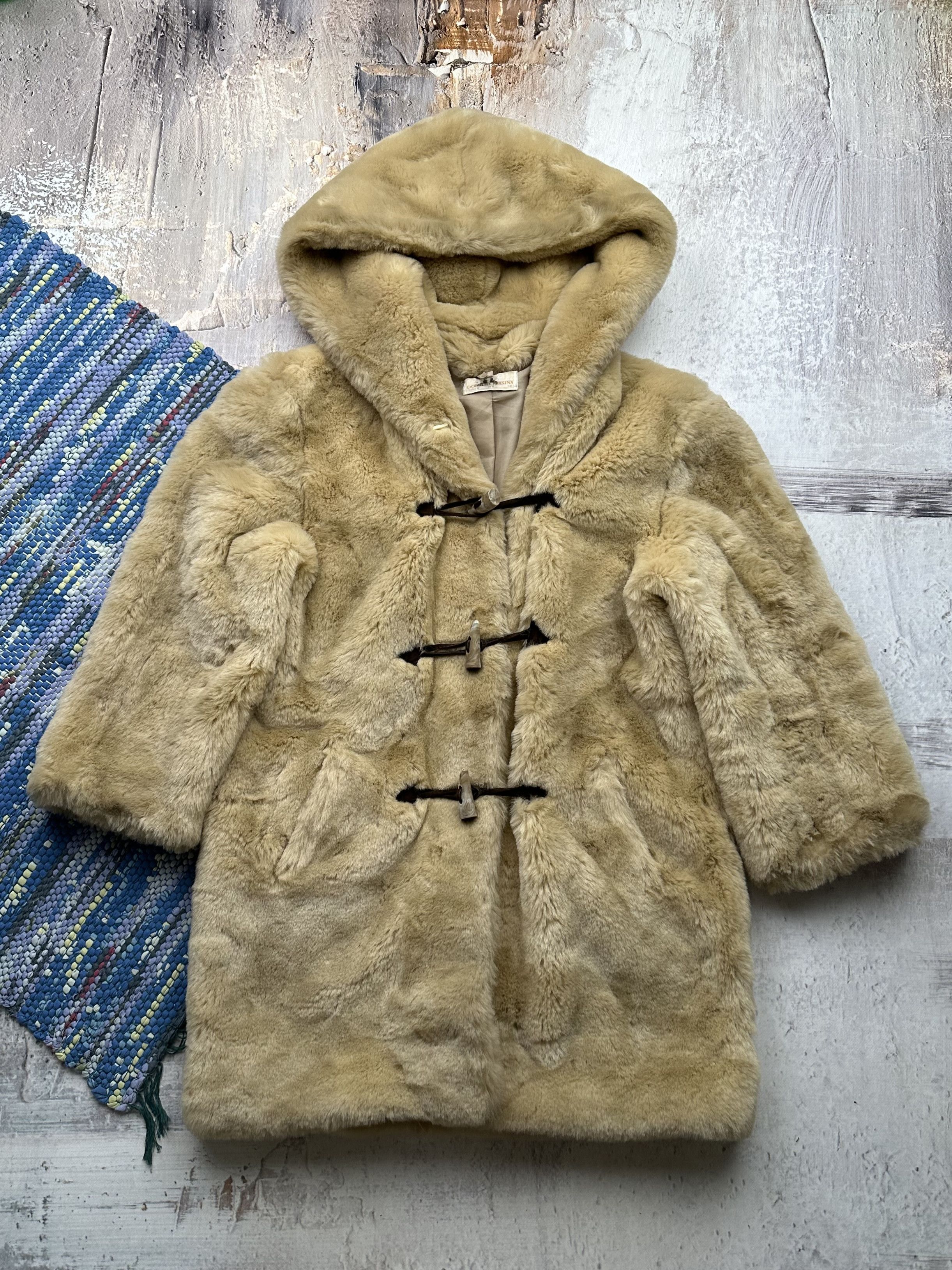Japanese Brand Vintage Faux Fur Coat A130(52) Size L / US 10 / IT 46 - 1 Thumbnail