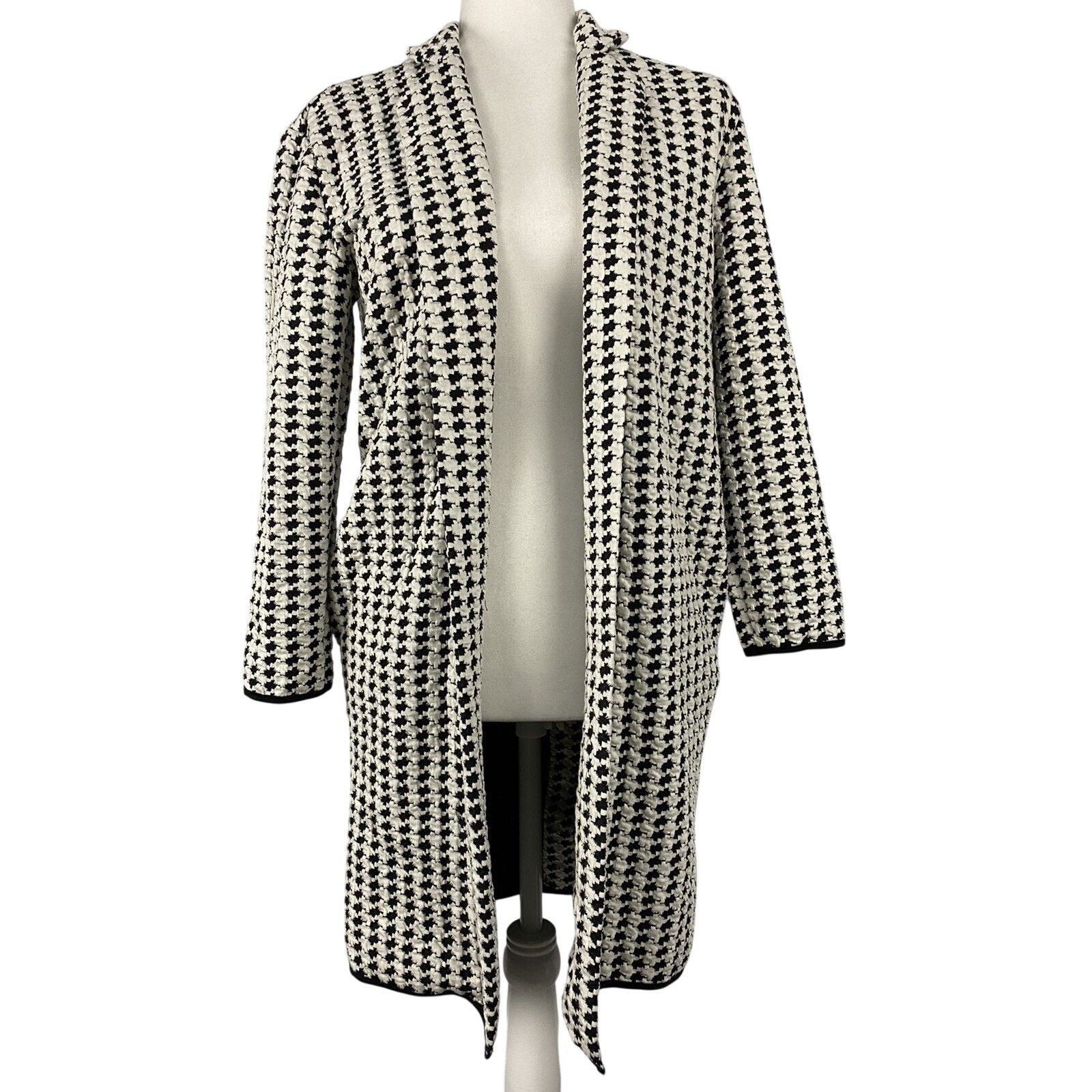 Alberta Ferretti Philosophy Cut And Sewn Black Ivory Jod Jacke Size S A003049 Size S / US 4 / IT 40 - 1 Thumbnail