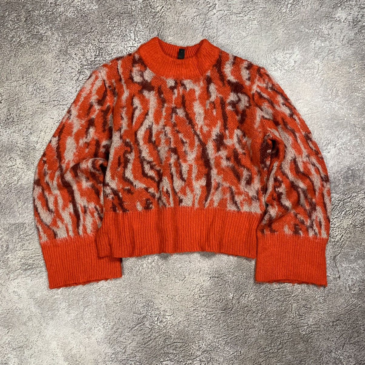 Vintage Vintage 90s Abstract Mohair Oversized Sweater Y2K Grunge S Size S / US 4 / IT 40 - 1 Thumbnail