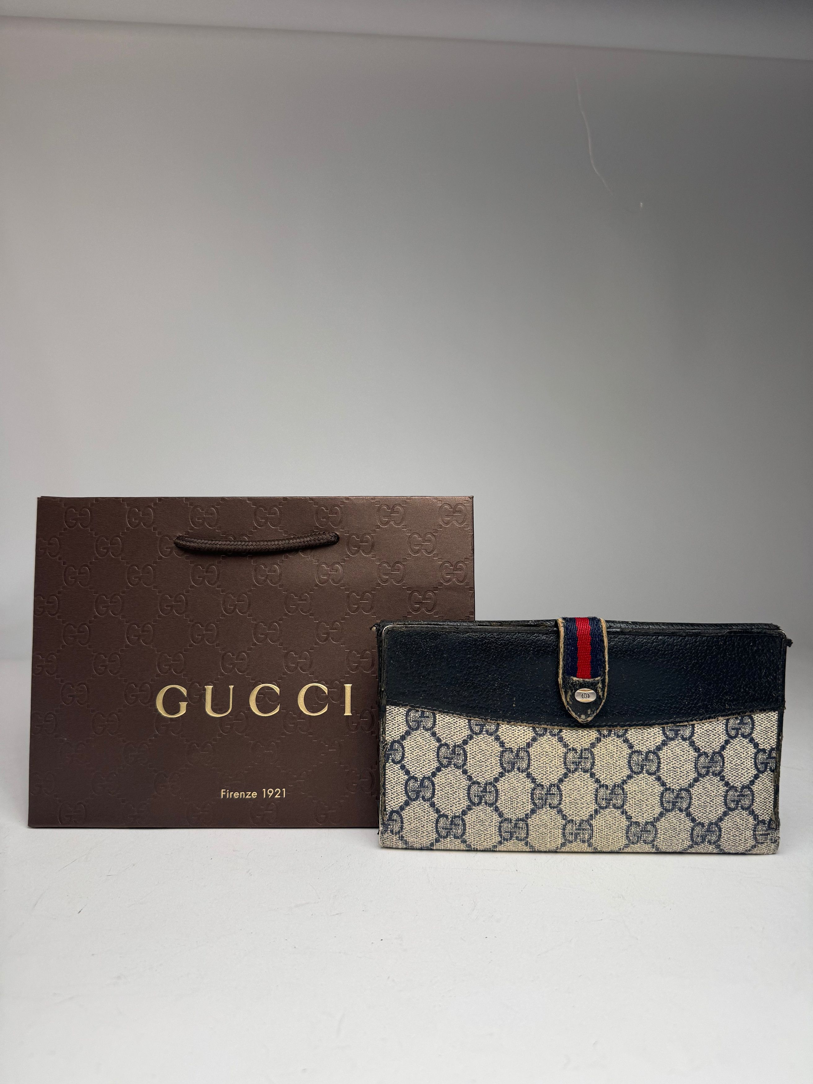 Gucci Vintage Ophidia Monogram Leather Wallet Size ONE SIZE - 1 Thumbnail