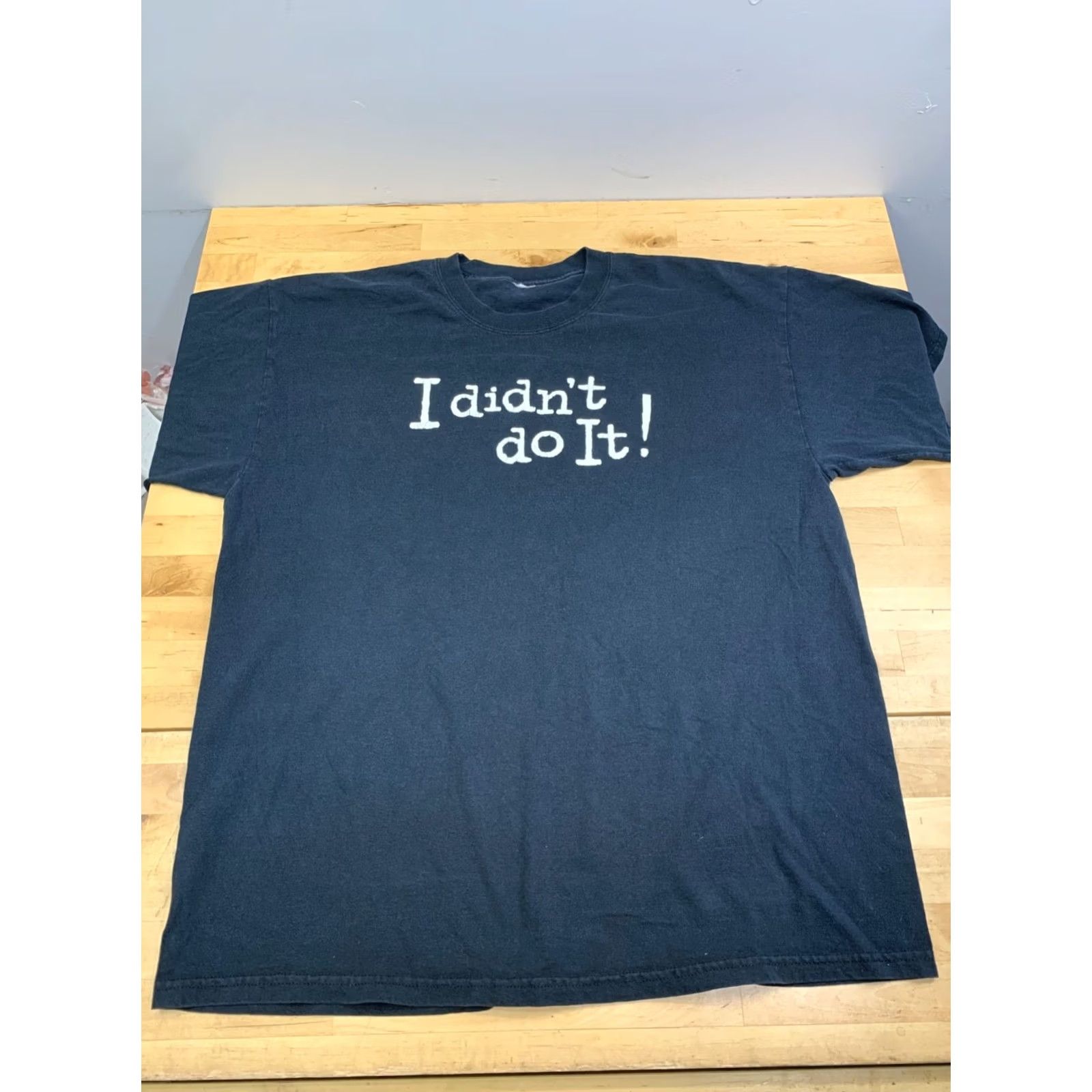 Vintage Vintage I Didn't Do It Shirt Men 2XL Black Y2K Funny Sacarsm 13296 Size US XXL / EU 58 / 5 - 3 Thumbnail