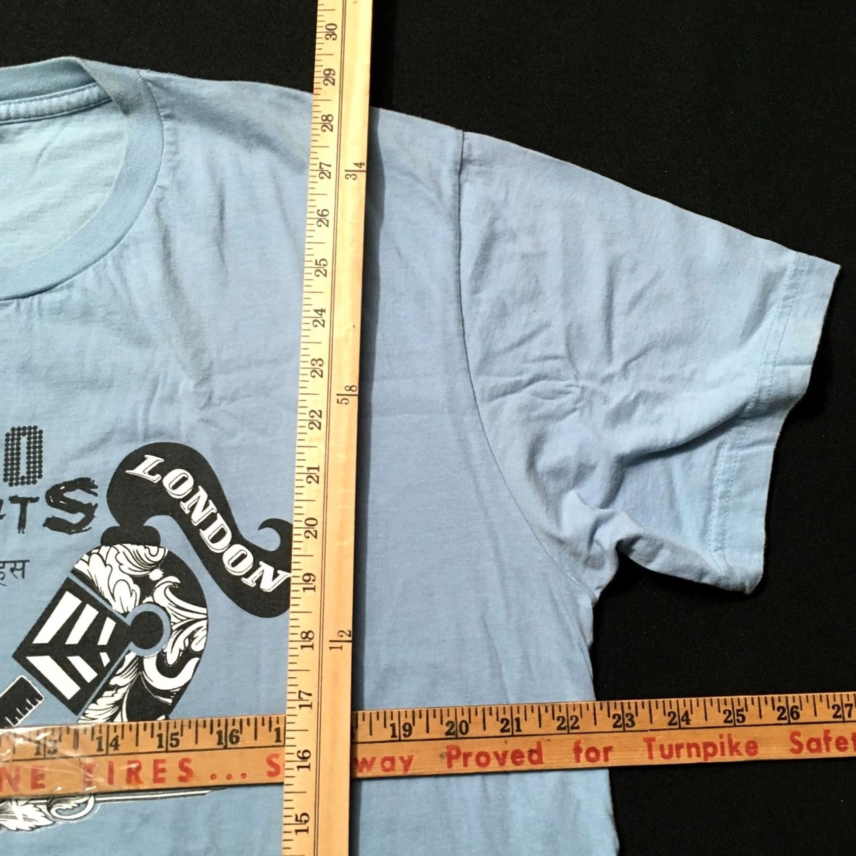 Vintage The Burning Man Tour T-Shirt Mens XL blue graphic SF san francisco london Size US XL / EU 56 / 4 - 5 Thumbnail