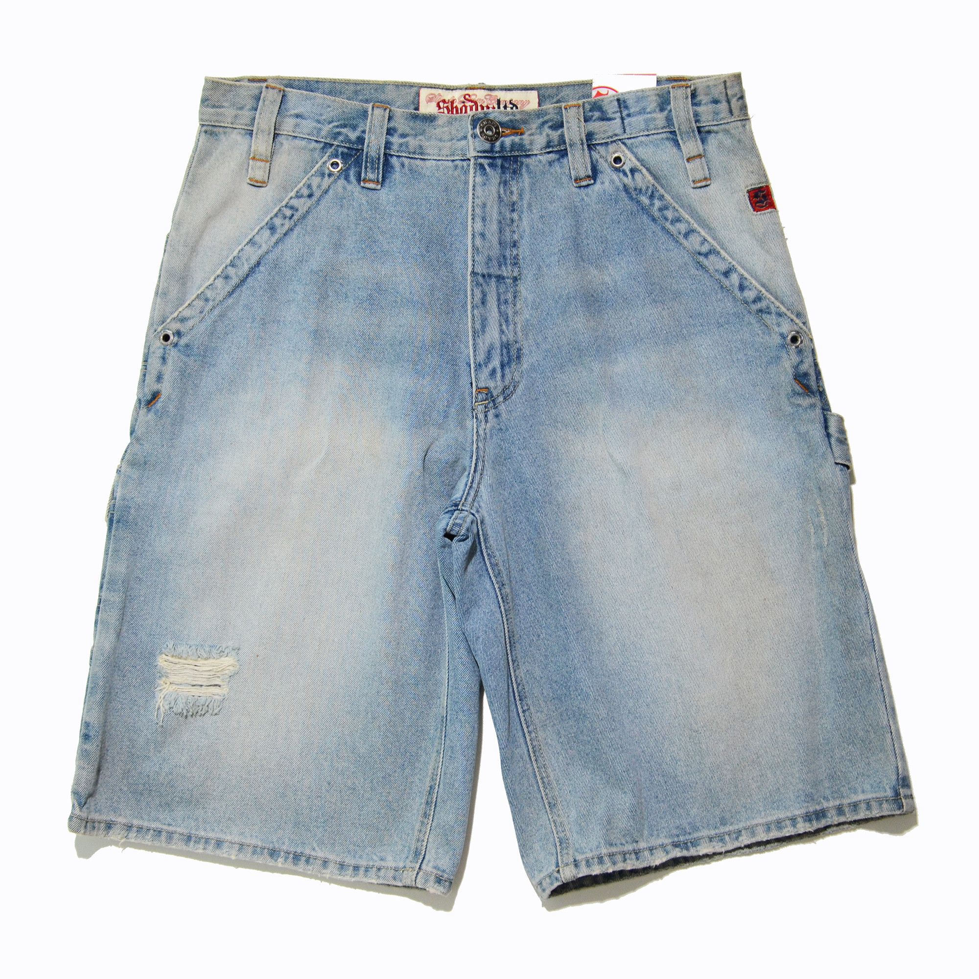 Shady Ltd Shady.Ltd Jorts Y2K Eminem Hip Hop Streetwear Light Denim Size US 34 / EU 50 - 1 Thumbnail