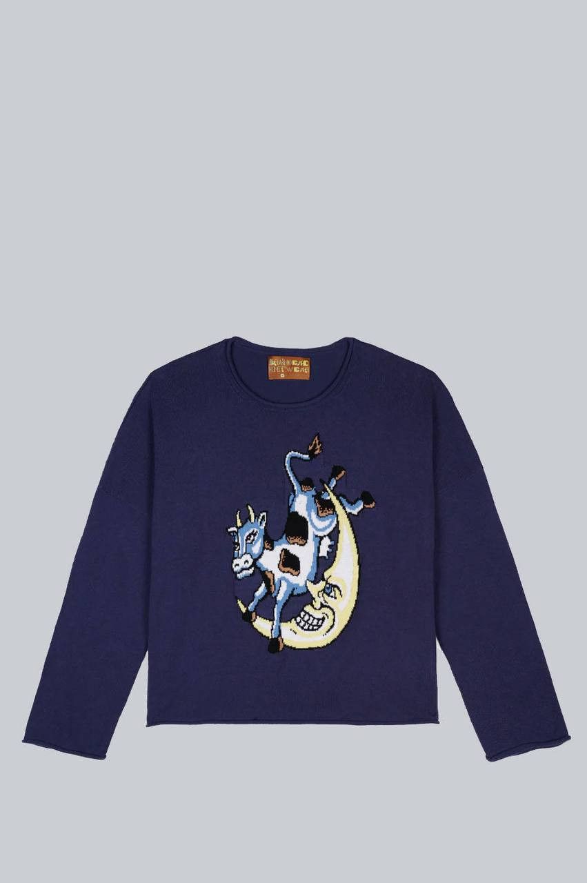 Brain Dead Brain Dead Diddle Cropped Sweater New Rare Large Size US L / EU 52-54 / 3 - 2 Thumbnail