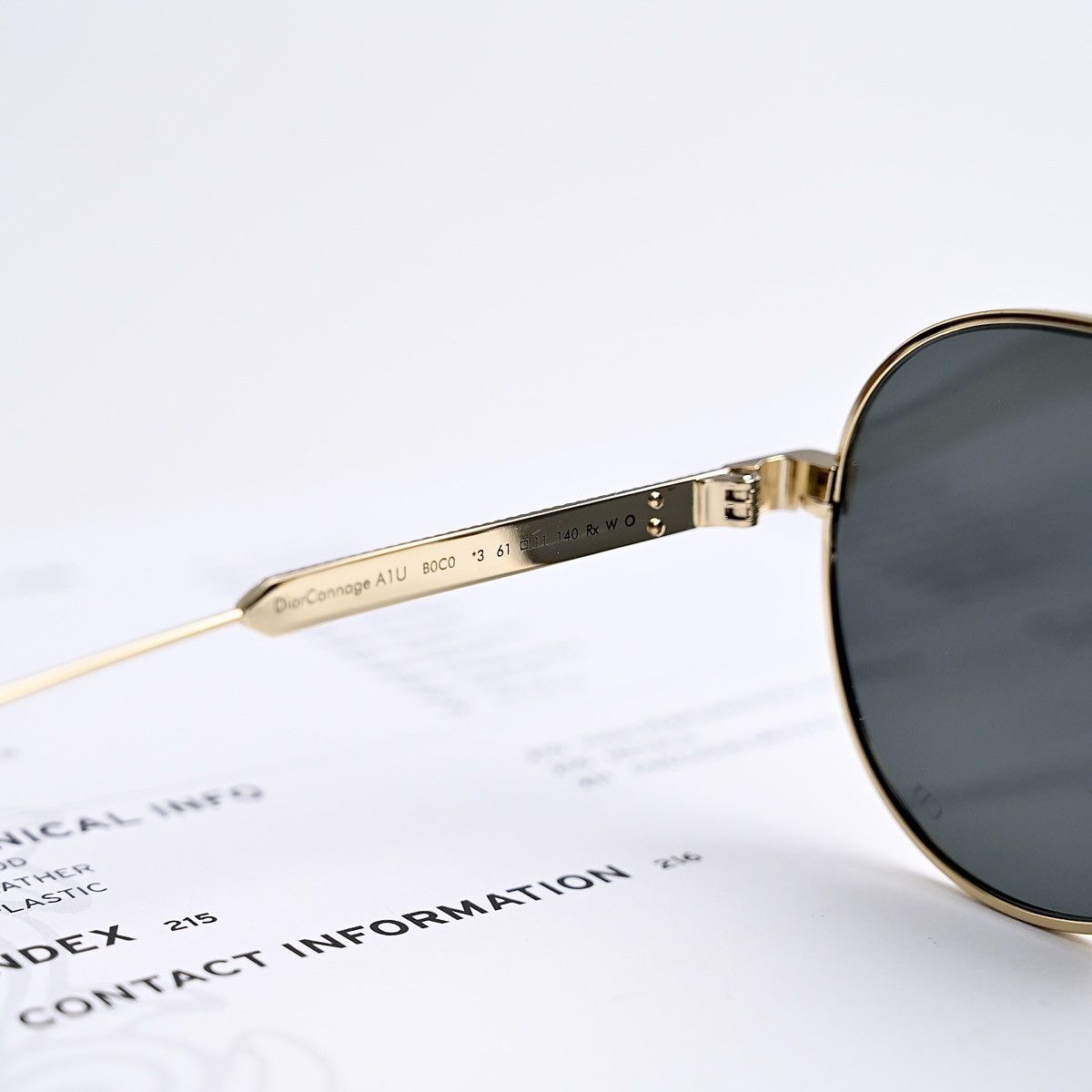 Dior DIOR DIORCANNAGE A1U B0C0 SUNGLASSES Size ONE SIZE - 7 Thumbnail