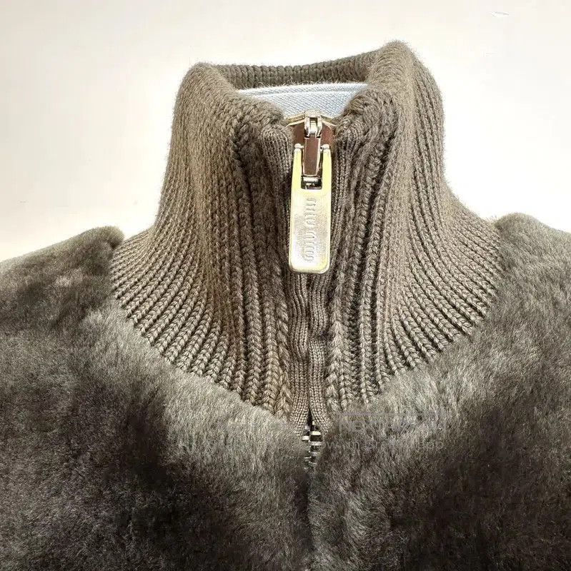 Miu Miu Miu Miu Green Wool Logo Long Winter Coat . Size S / US 4 / IT 40 - 3 Thumbnail