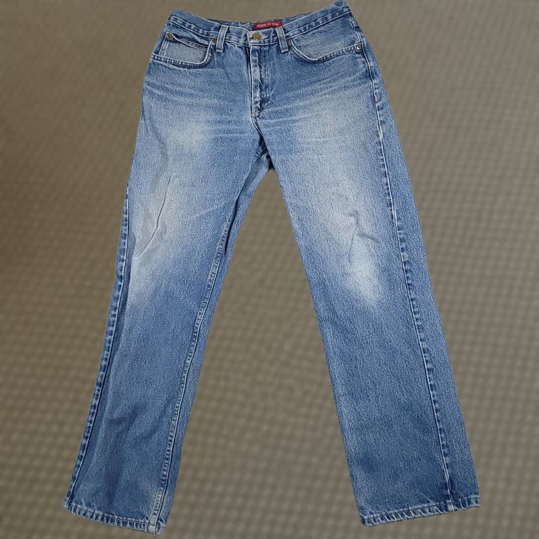 Vintage Vtg Ely Cattleman Jeans Mens 32X30 Denim Straight Leg USA Jeans Shirt Pants Mens National USA Styles Size US 34 / EU 50 - 1 Thumbnail