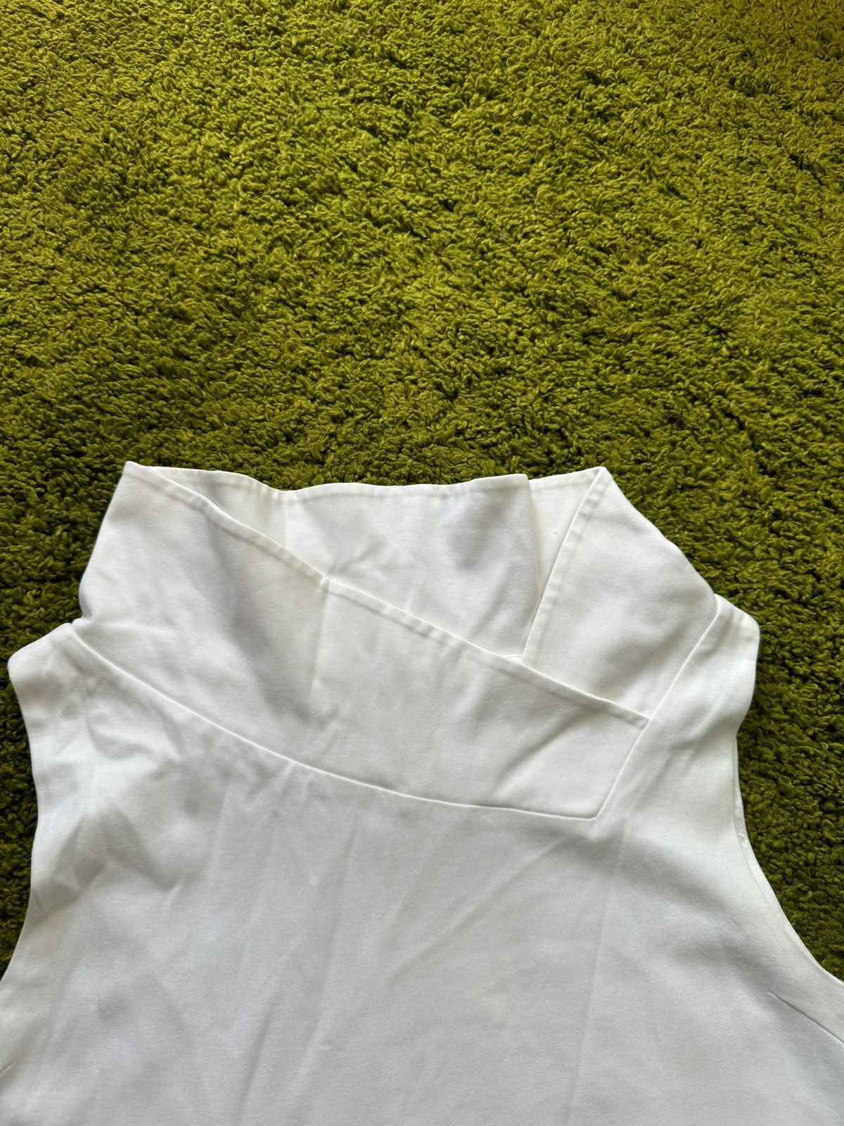 Prada Prada white tab patch logo dress Size M / US 6-8 / IT 42-44 - 3 Thumbnail