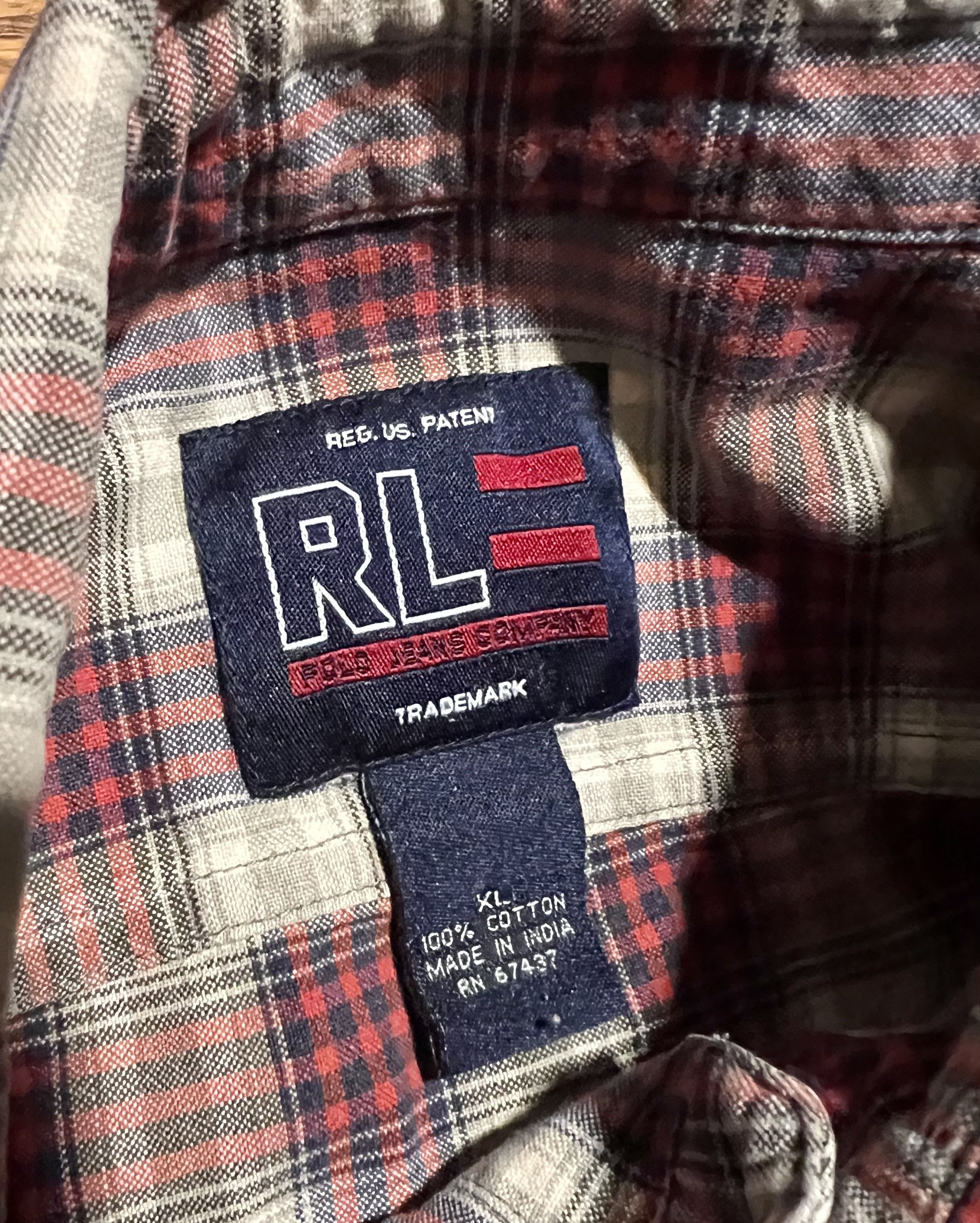 Ralph Lauren Ralph Lauren Polo Jeans 90s/Y2K Vintage Plaid Flannel Shirt Size US XL / EU 56 / 4 - 2 Thumbnail