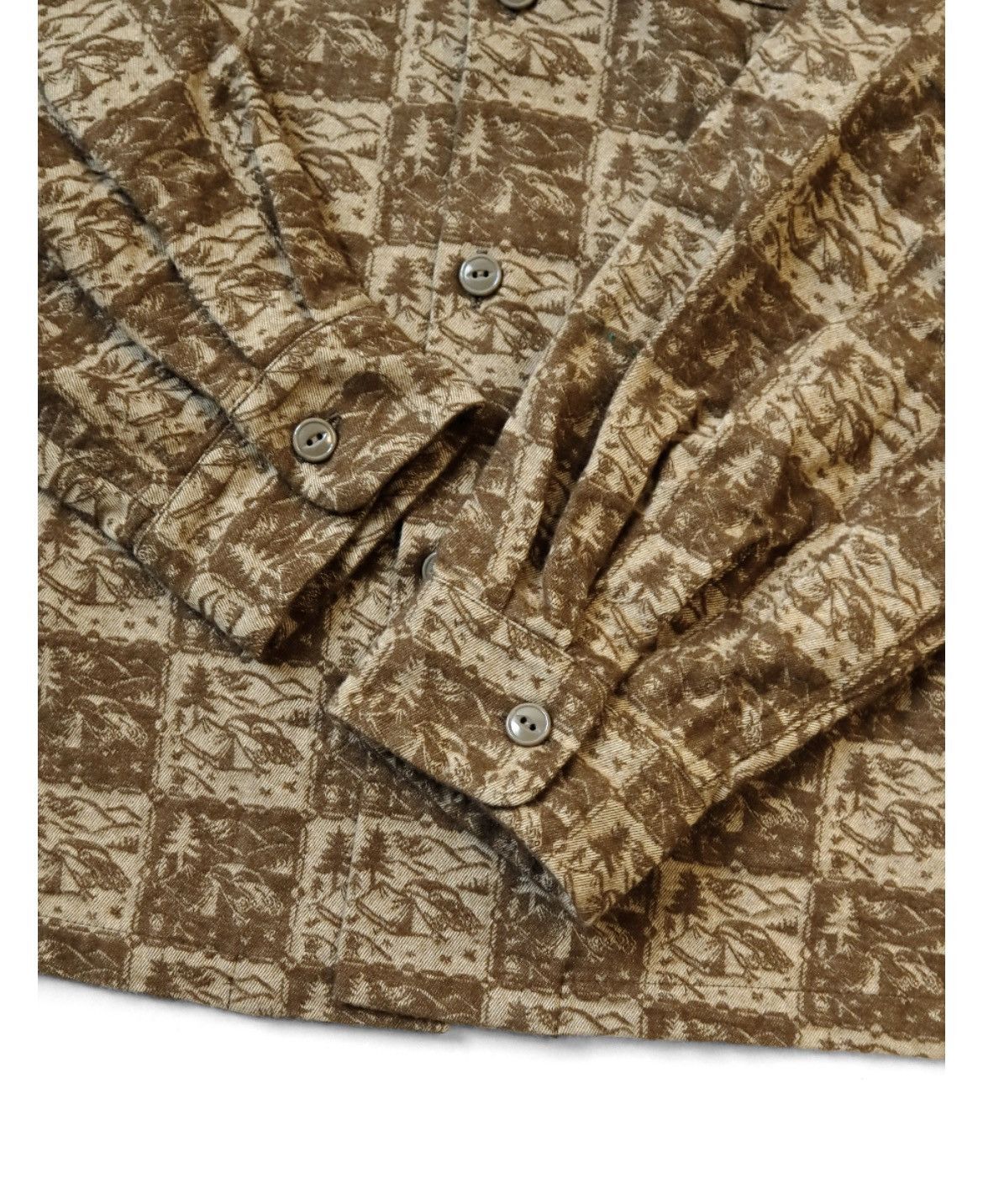 Kapital CAMP jacquard flannel wrangle collar board shirt size 2 Size US M / EU 48-50 / 2 - 6 Thumbnail