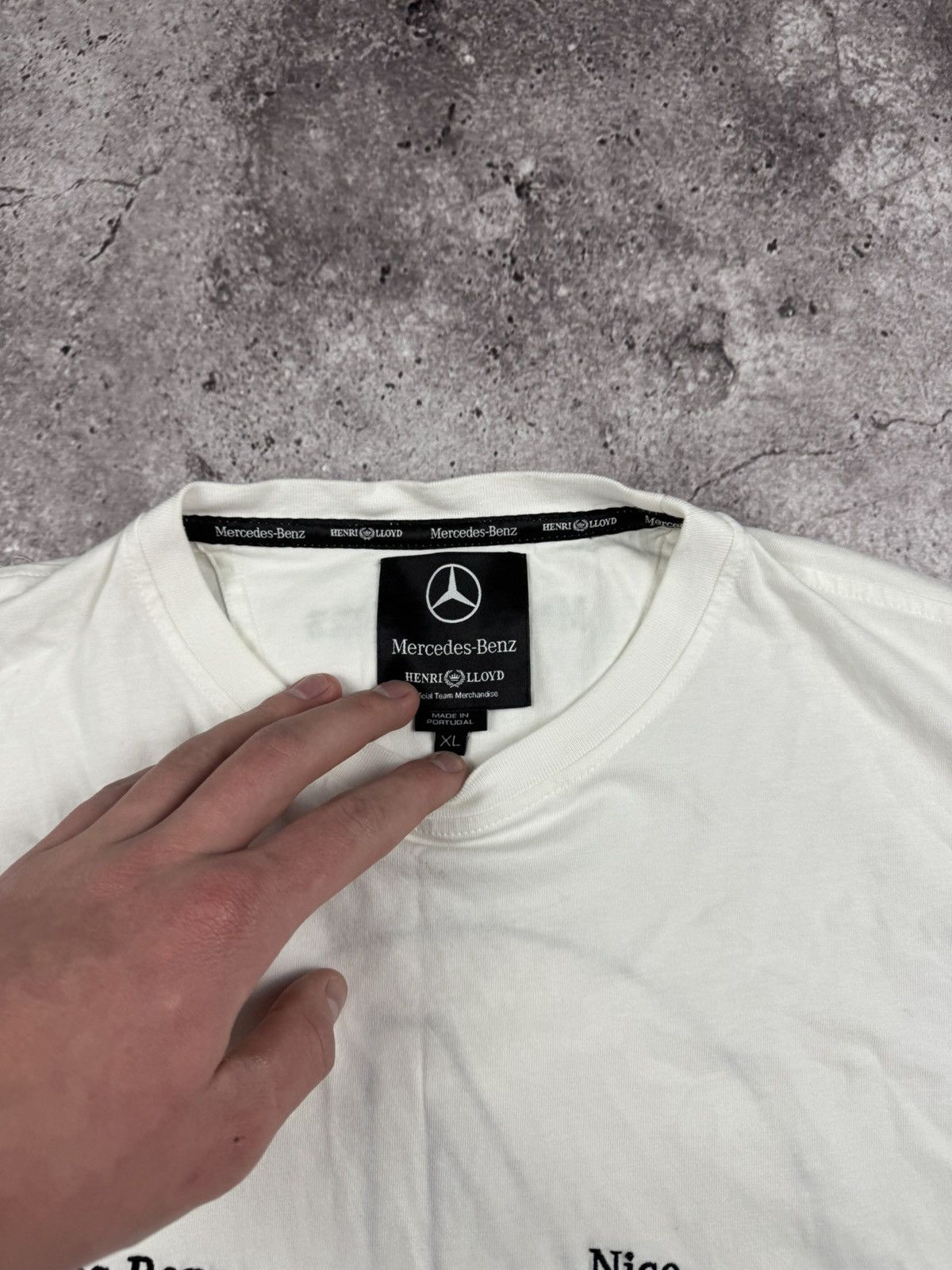 Mercedes-Benz Vintage Mercedes Benz & Henri Lloyd Nico Rosberg tee Formula Size US XL / EU 56 / 4 - 5 Thumbnail