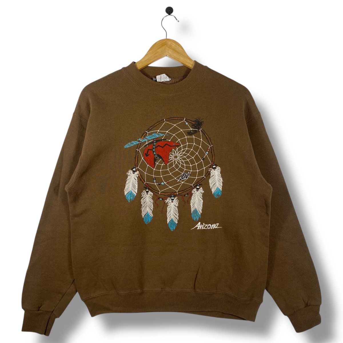 Vintage Vintage 90's ARIZONA Native Graphic Crewneck Sweatshirt Size US M / EU 48-50 / 2 - 1 Thumbnail