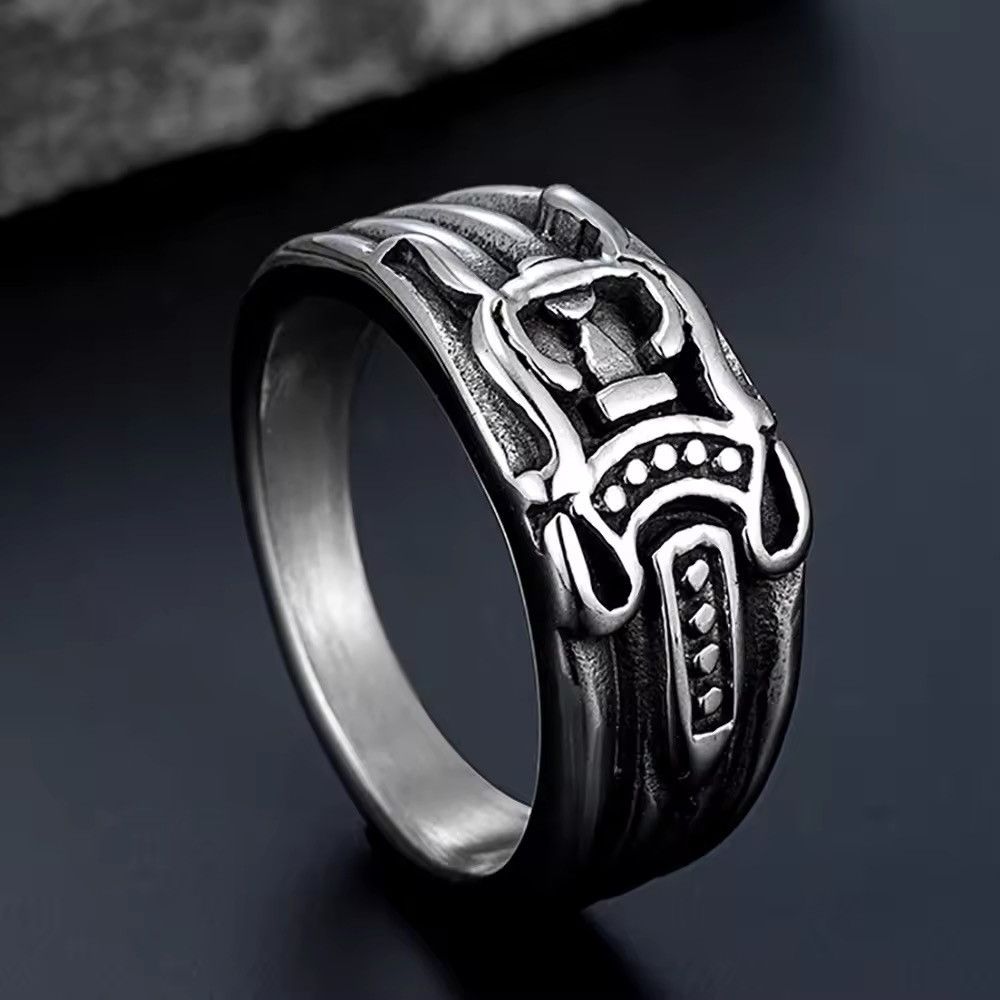 Jewelry × Vintage Vintage Anchor Punk Rock Ring Size ONE SIZE - 1 Thumbnail