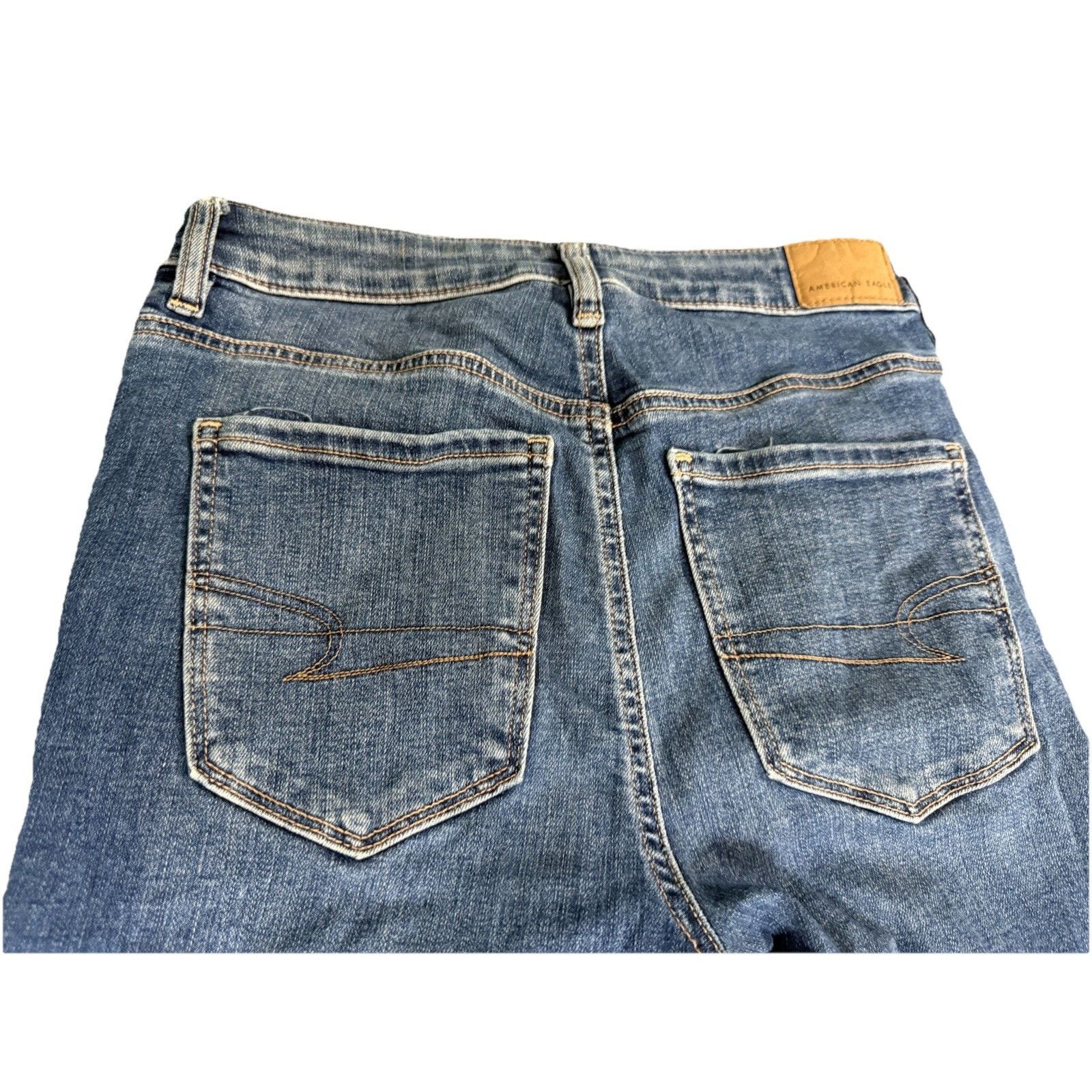 American Eagle Outfitters American Eagle Jeans Womens 4 Denim Pants Super Hi Rise Size 27" / US 4 / IT 40 - 2 Thumbnail