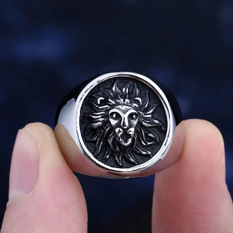 Japanese Brand × Jewelry × Vintage lion head Ring Size ONE SIZE - 6 Thumbnail