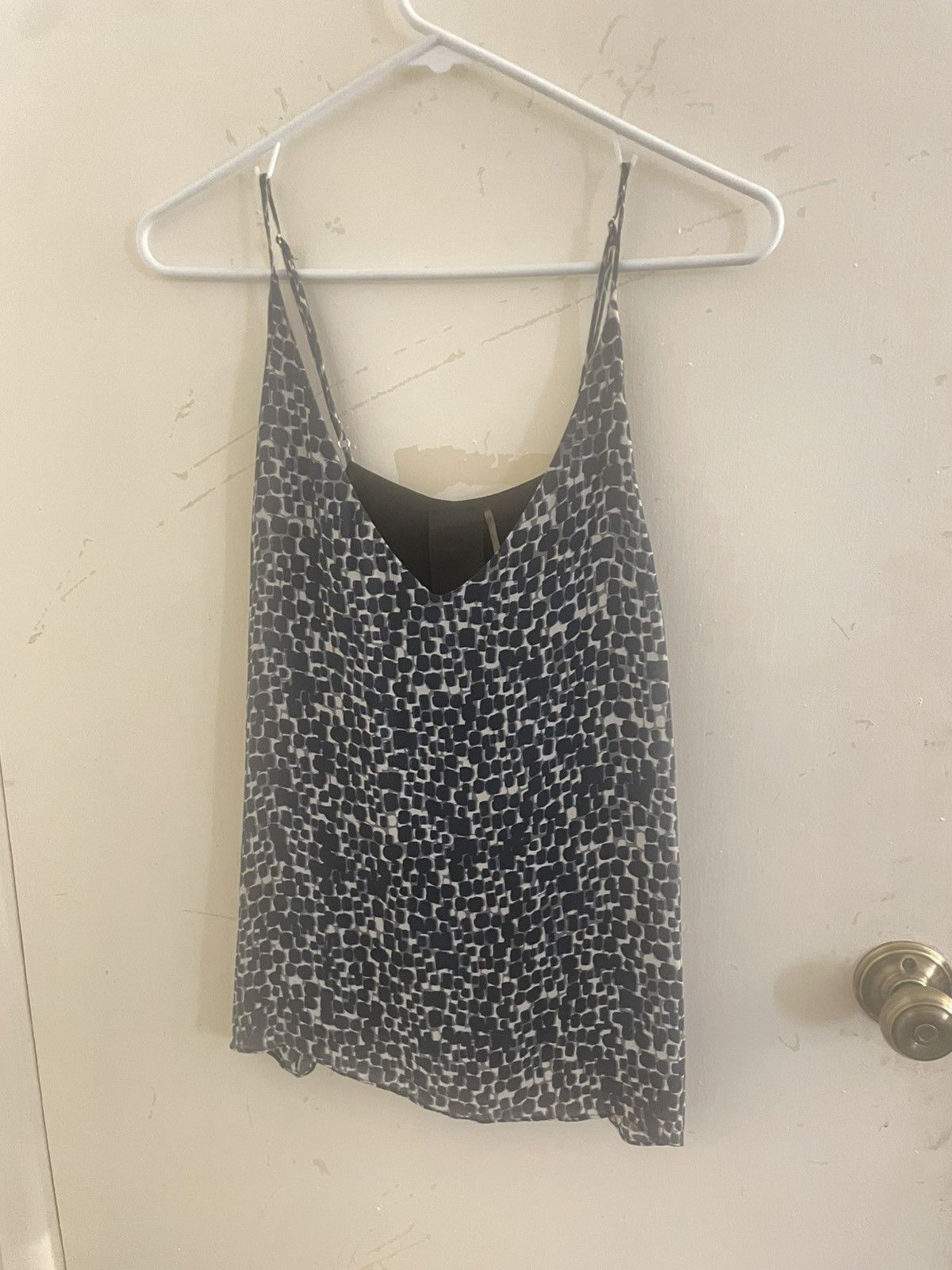 Other Heather Blue Geometric Print Camisole Size S / US 4 / IT 40 - 1 Thumbnail