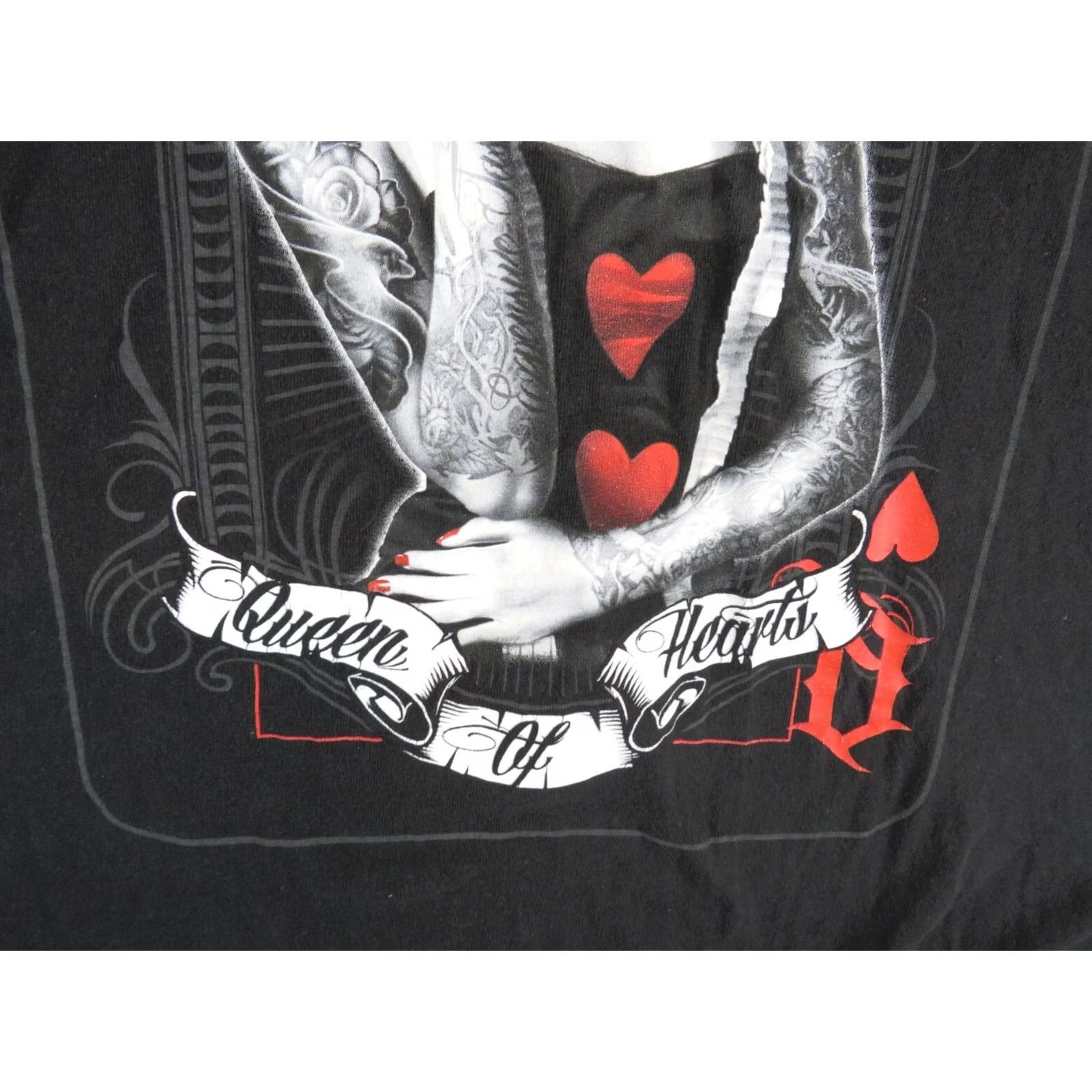 Vintage Fifth Sun Marilyn Monroe Queen Of Hearts Tshirt Black 2XL Short Sleeve Mens Size US XXL / EU 58 / 5 - 3 Thumbnail