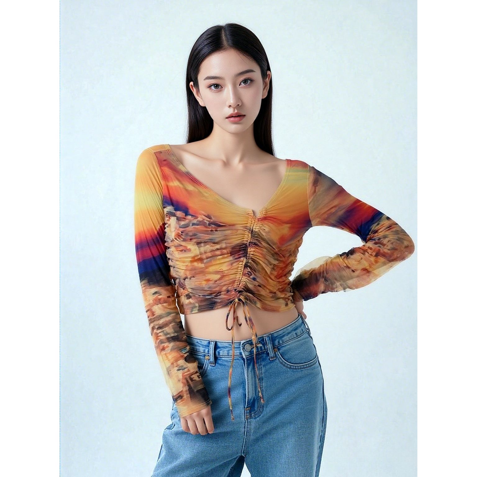 Urban Outfitters Urban Outfitters Mesh Crop Top- Medium Size M / US 6-8 / IT 42-44 - 1 Thumbnail