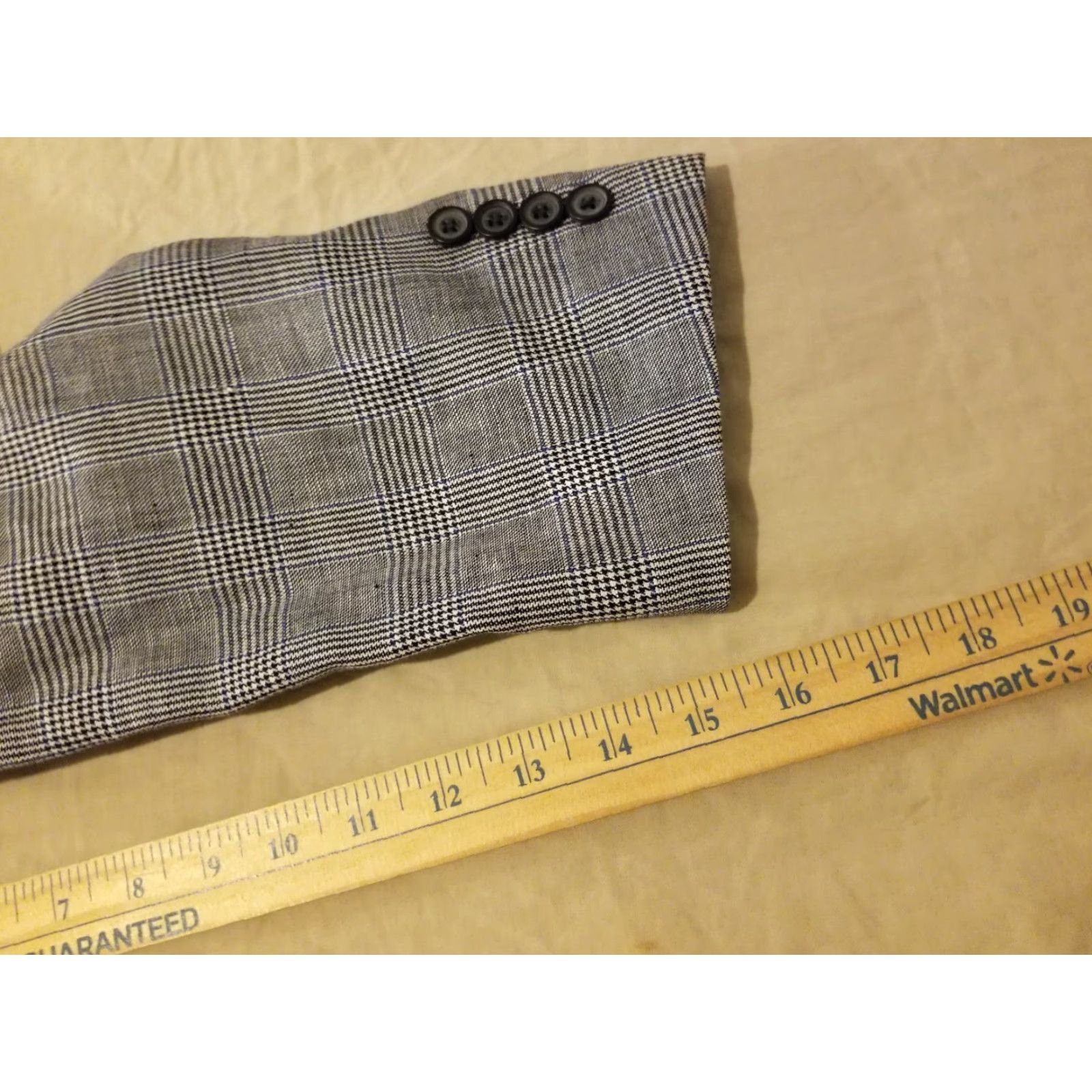 Brooks Brothers VINTAGE Brooks Brothers Blazer Mens 42R Wool Linen Gray 3-in-1 Jacket Blazer Size 42R - 6 Thumbnail