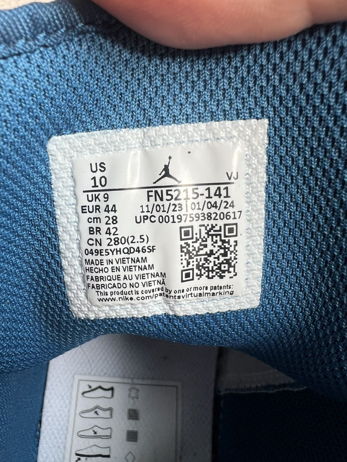 Jordan Brand × Nike Jordan 1 Mid SE Industrial Blue Size US 10 / EU 43 - 7 Thumbnail