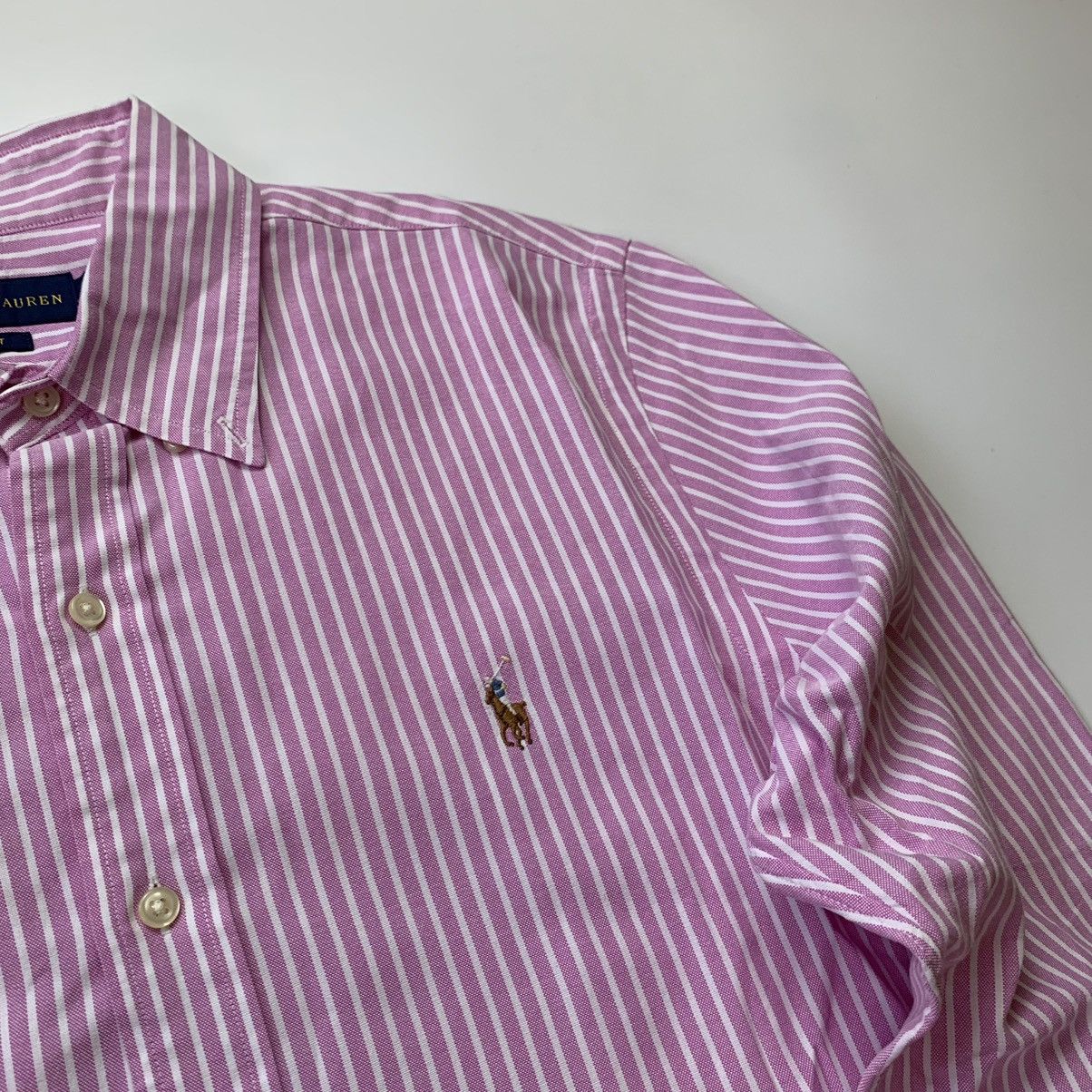 Ralph Lauren Polo Ralph Lauren Pink Striped Shirt Button Ups Size US M / EU 48-50 / 2 - 5 Thumbnail