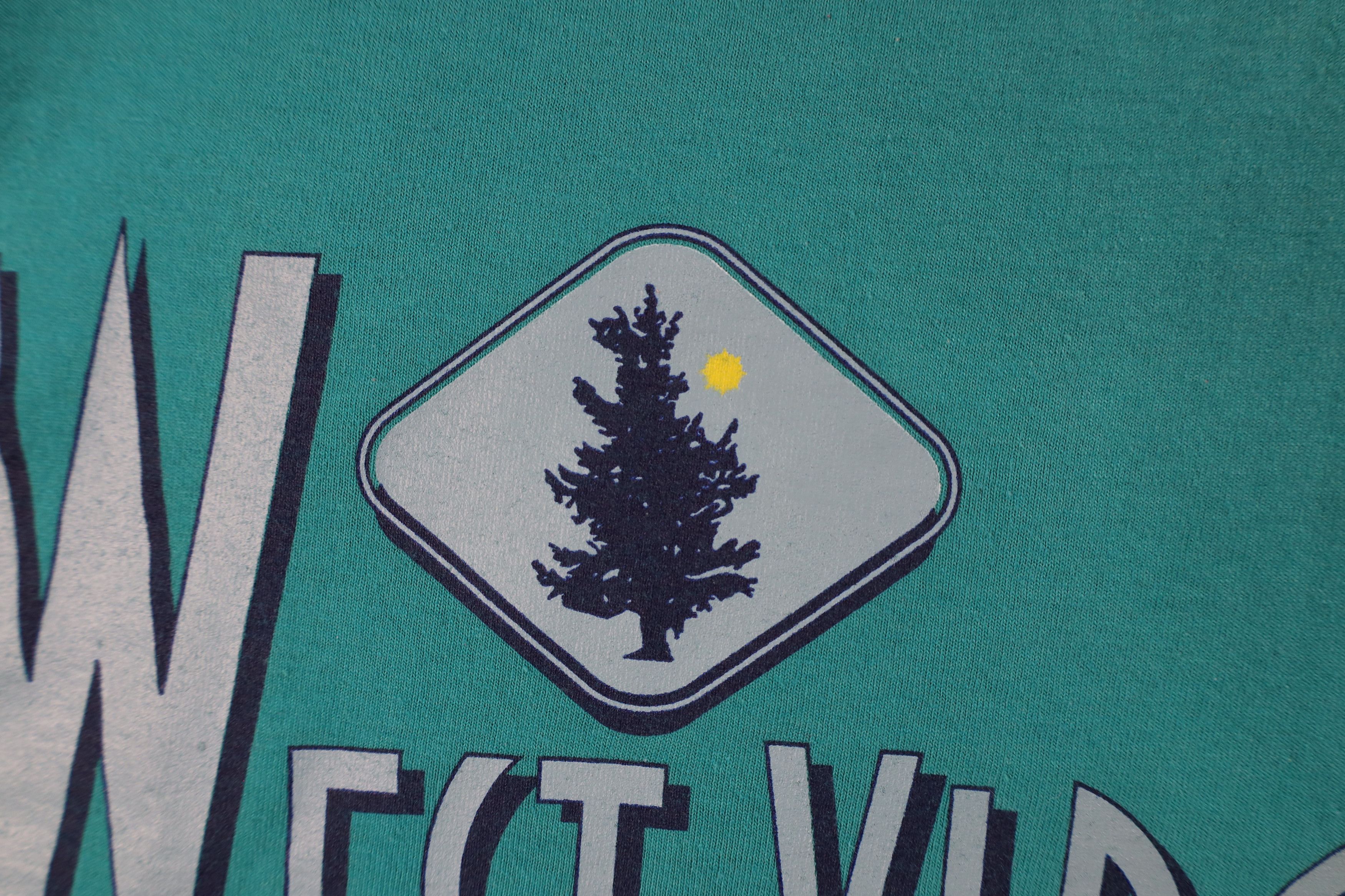 Vintage Vintage 90s Streetwear West Virginia Short Sleeve T-Shirt Size US L / EU 52-54 / 3 - 5 Thumbnail