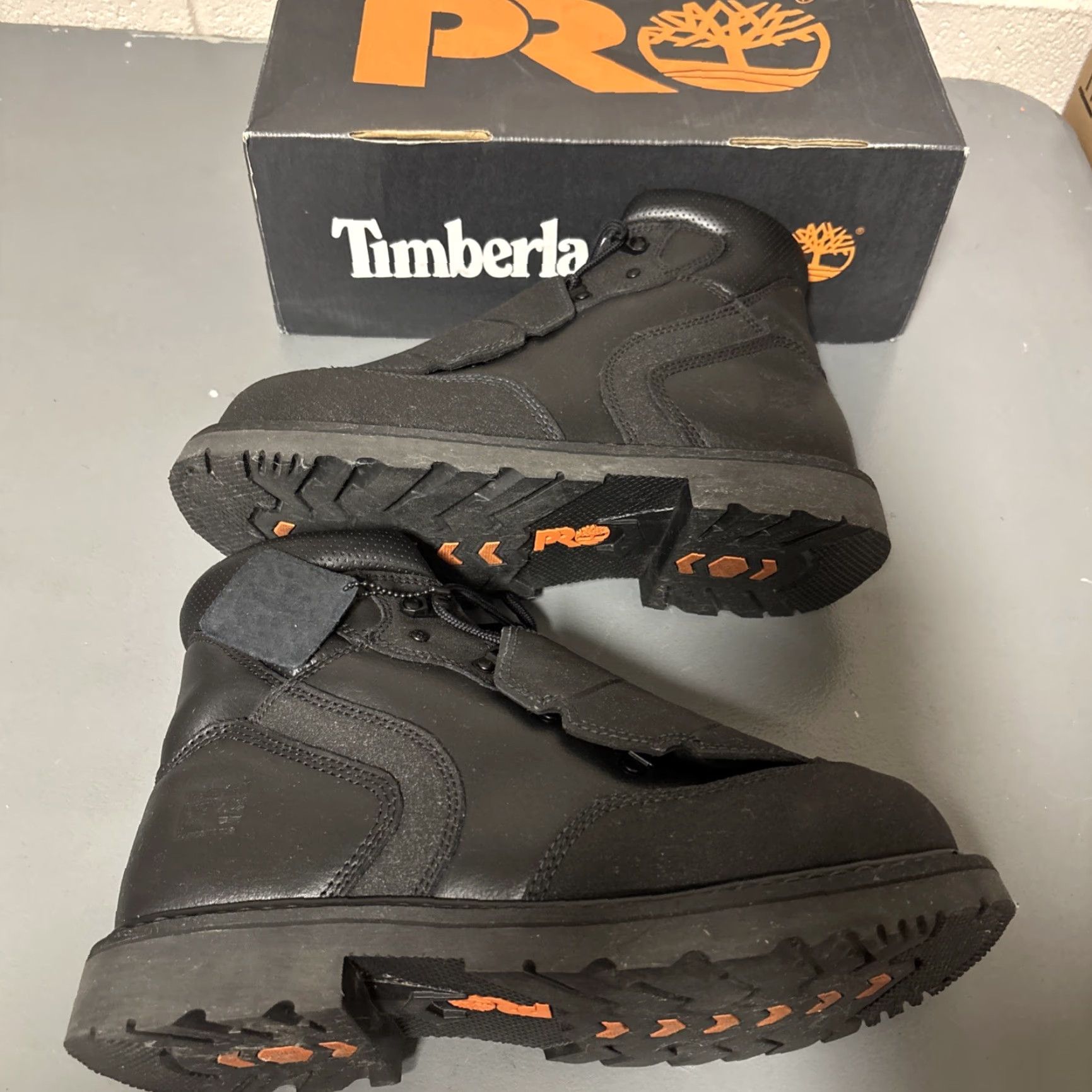 Timberland Timberland Pro Ambridge 6" Work Boot Mens US 10 Black WP Leather New In Box CT WP Slip Resistant Waterproof Composite Toe Boots Size US 10 / EU 43 - 6 Thumbnail