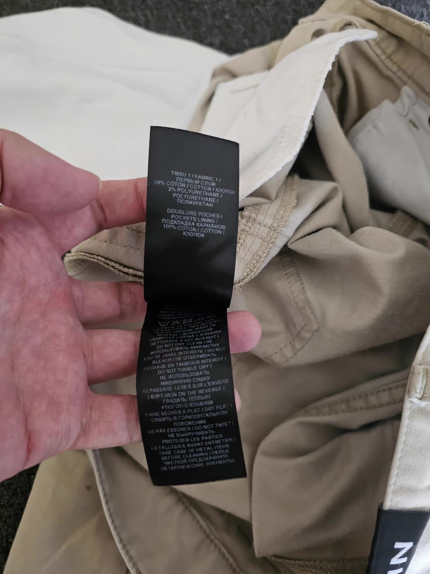Balmain Balmain beige moto casual pants Q4 Size US 38 / EU 54 - 8 Thumbnail