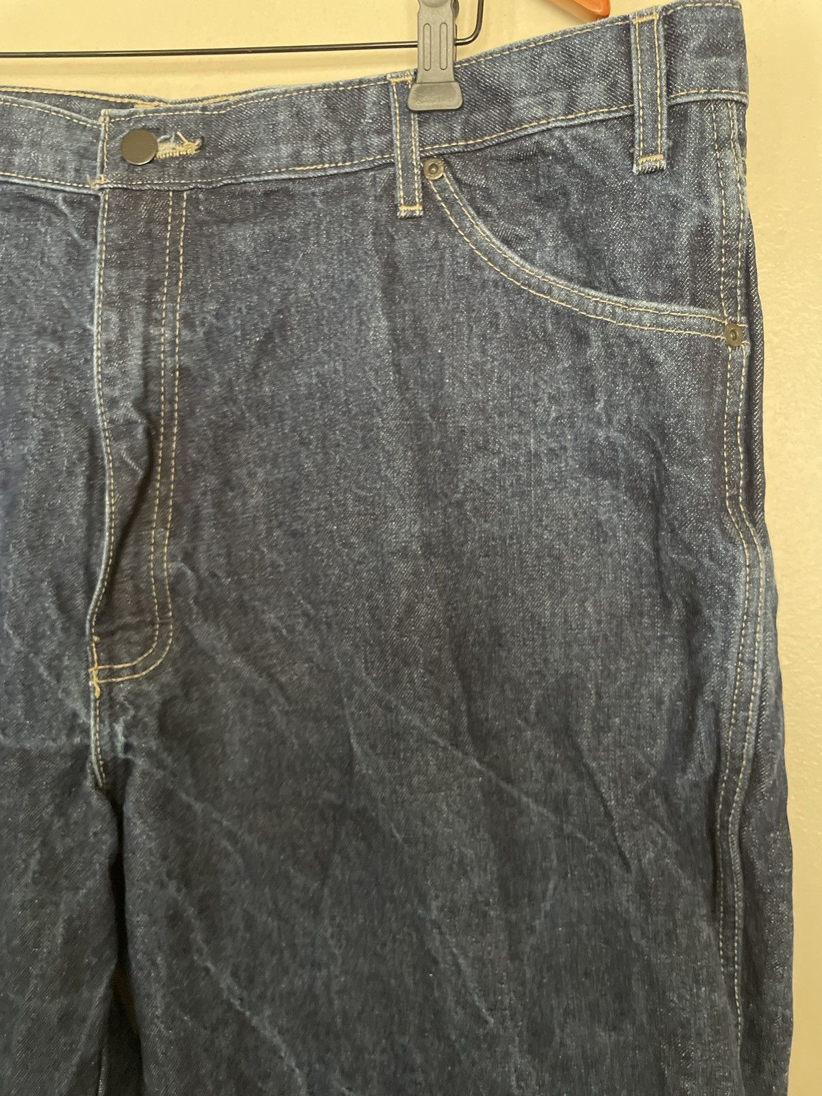 Dickies × Vintage Vintage Y2K Dickies Baggy Carpenter Denim Jorts Jean Shorts Size US 42 / EU 58 - 3 Thumbnail